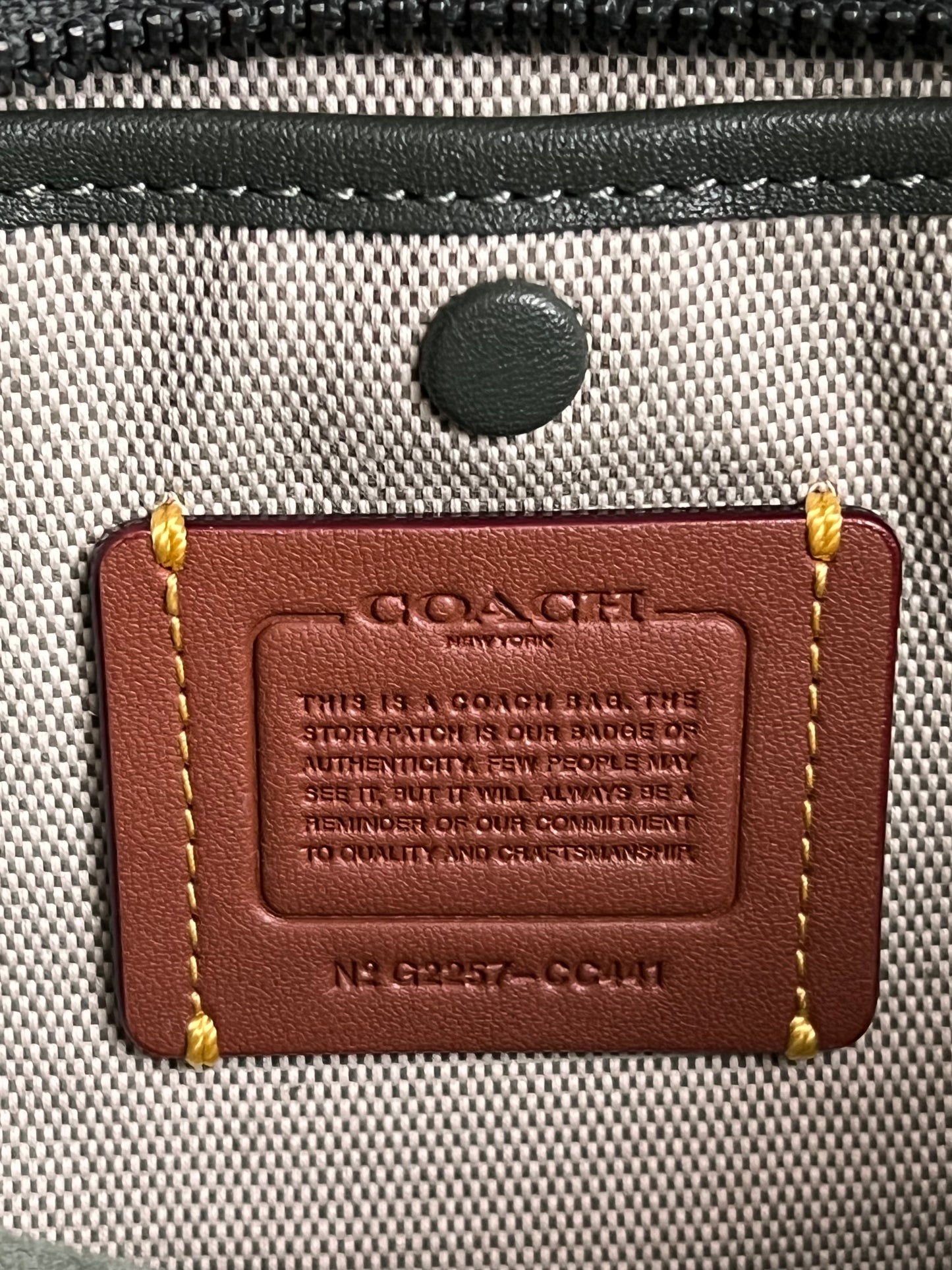 Coach Tote 22 in Signature Shearling