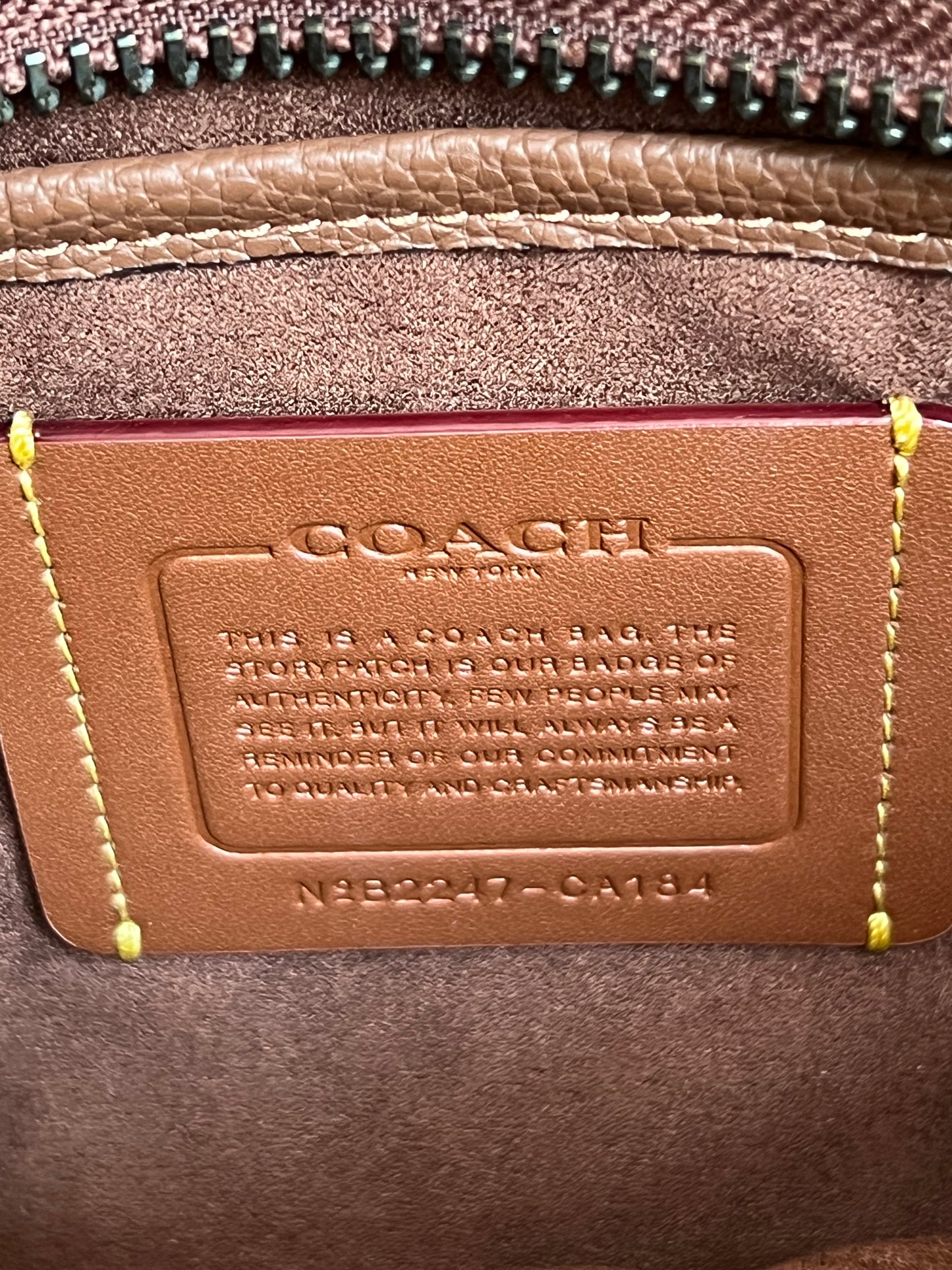 Coach Gotham Tall Tote 24 in Signature Leather