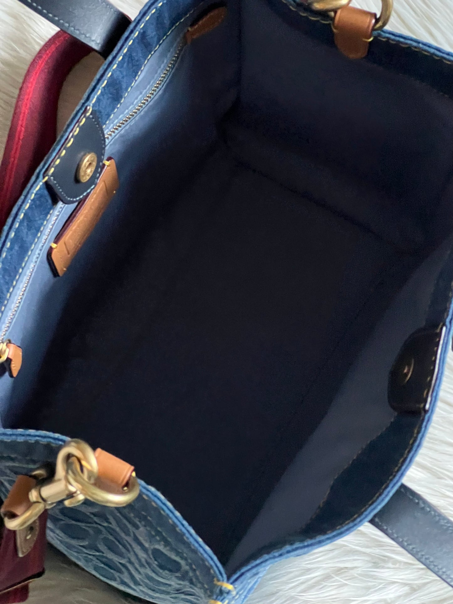 Coach Field Tote in Signature Denim