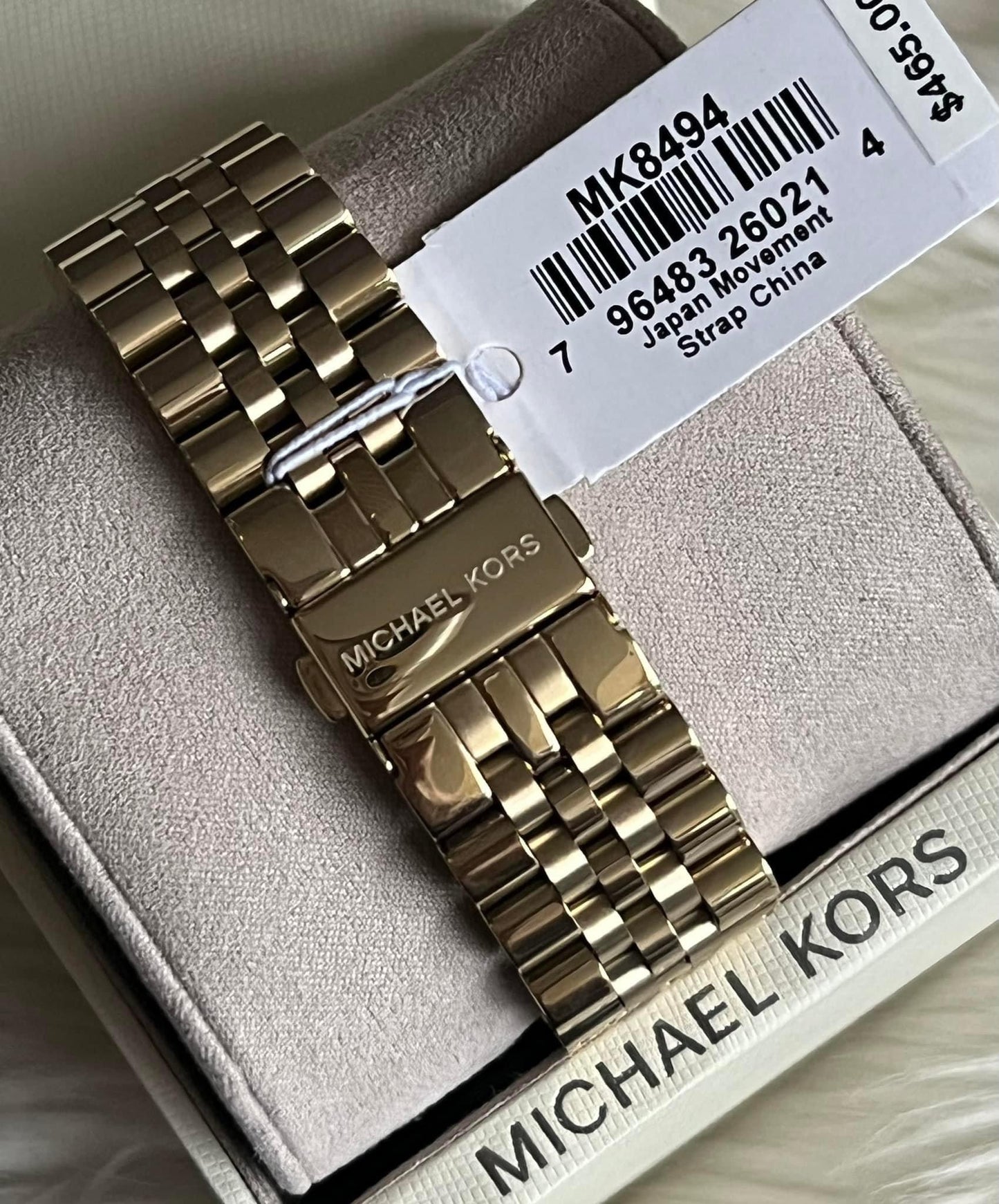 Michael Kors Oversized Lexington Gold-Tone Watch