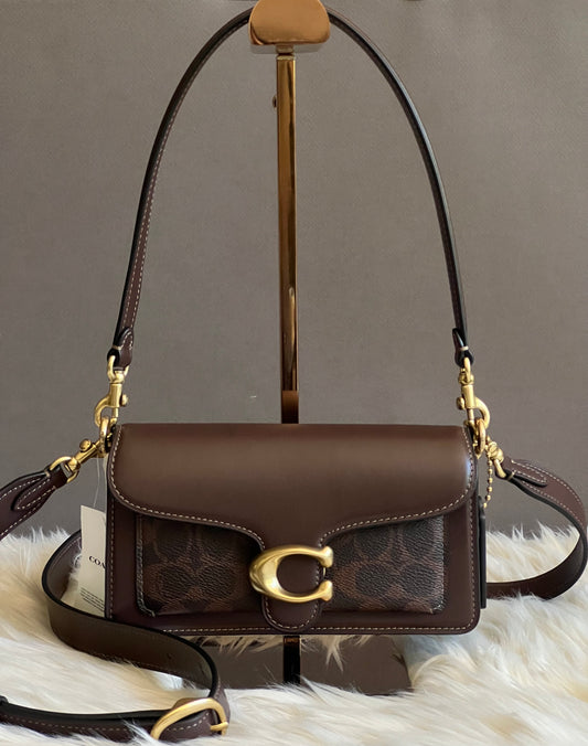 Coach Tabby Shoulder Bag 20 with Signature Canvas Detail