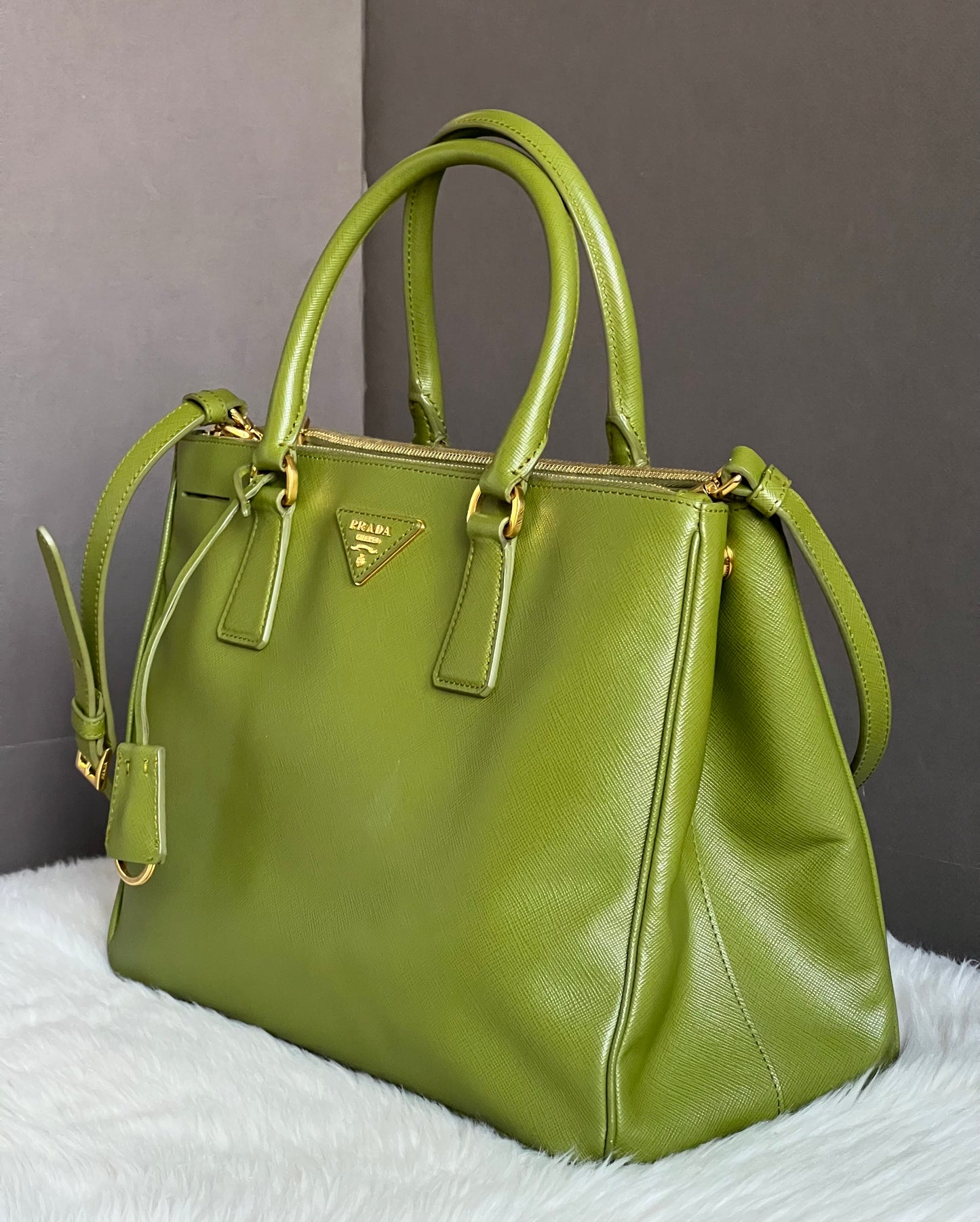 Prada Large Saffiano Lux Galleria Tote Bag