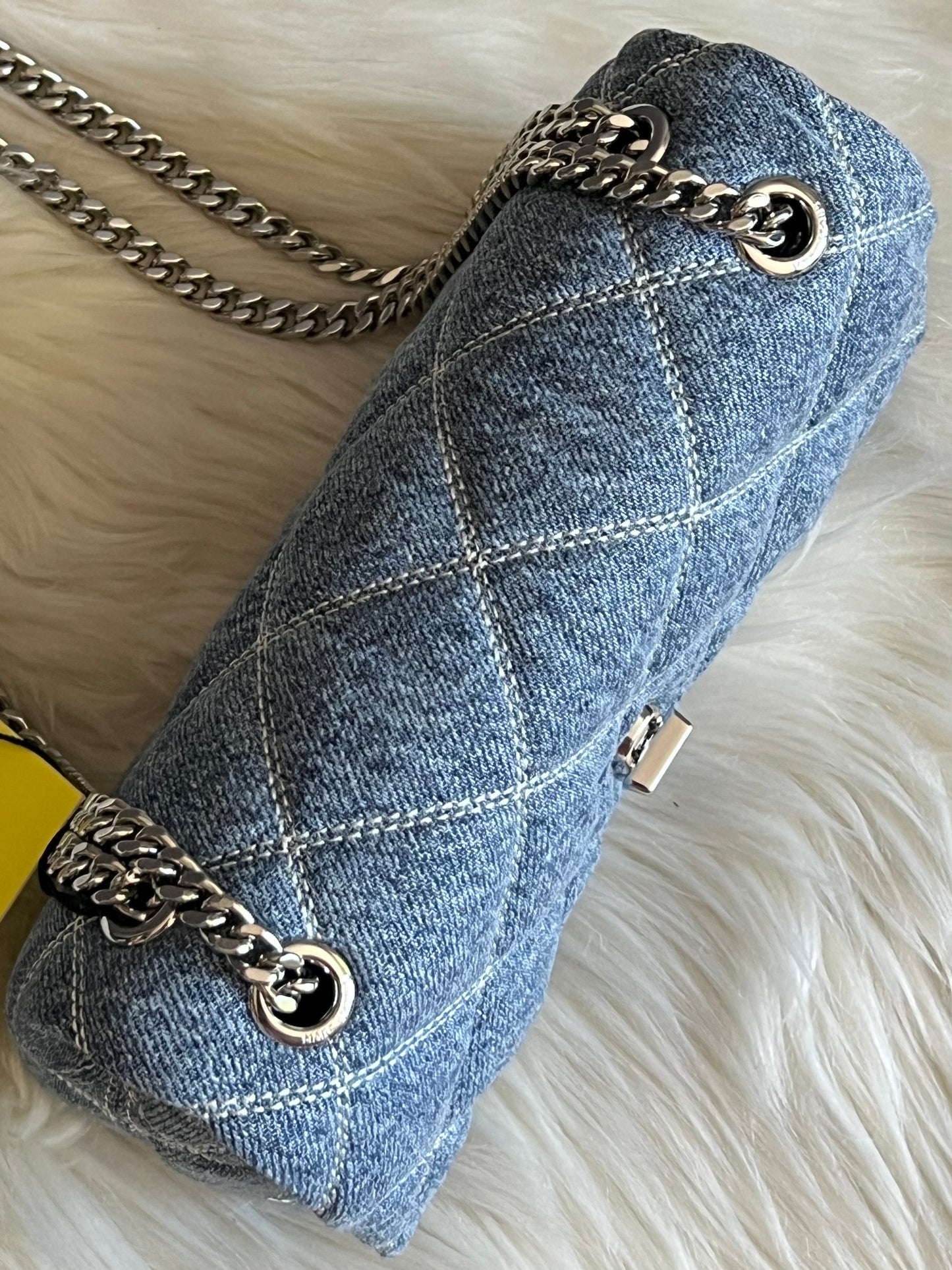 Marc Jacobs The Quilted Small Dual Chain Crossbody Bag