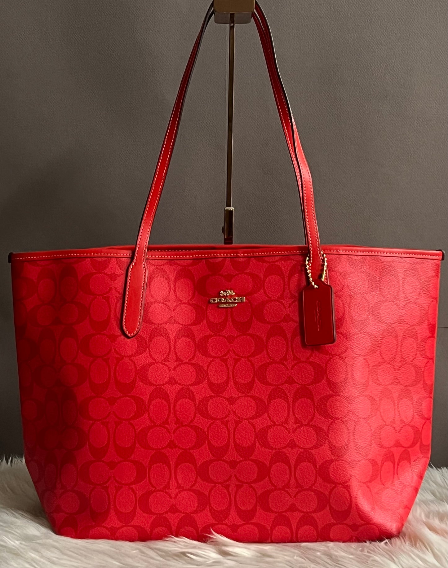 Coach City Tote in Signature Canvas