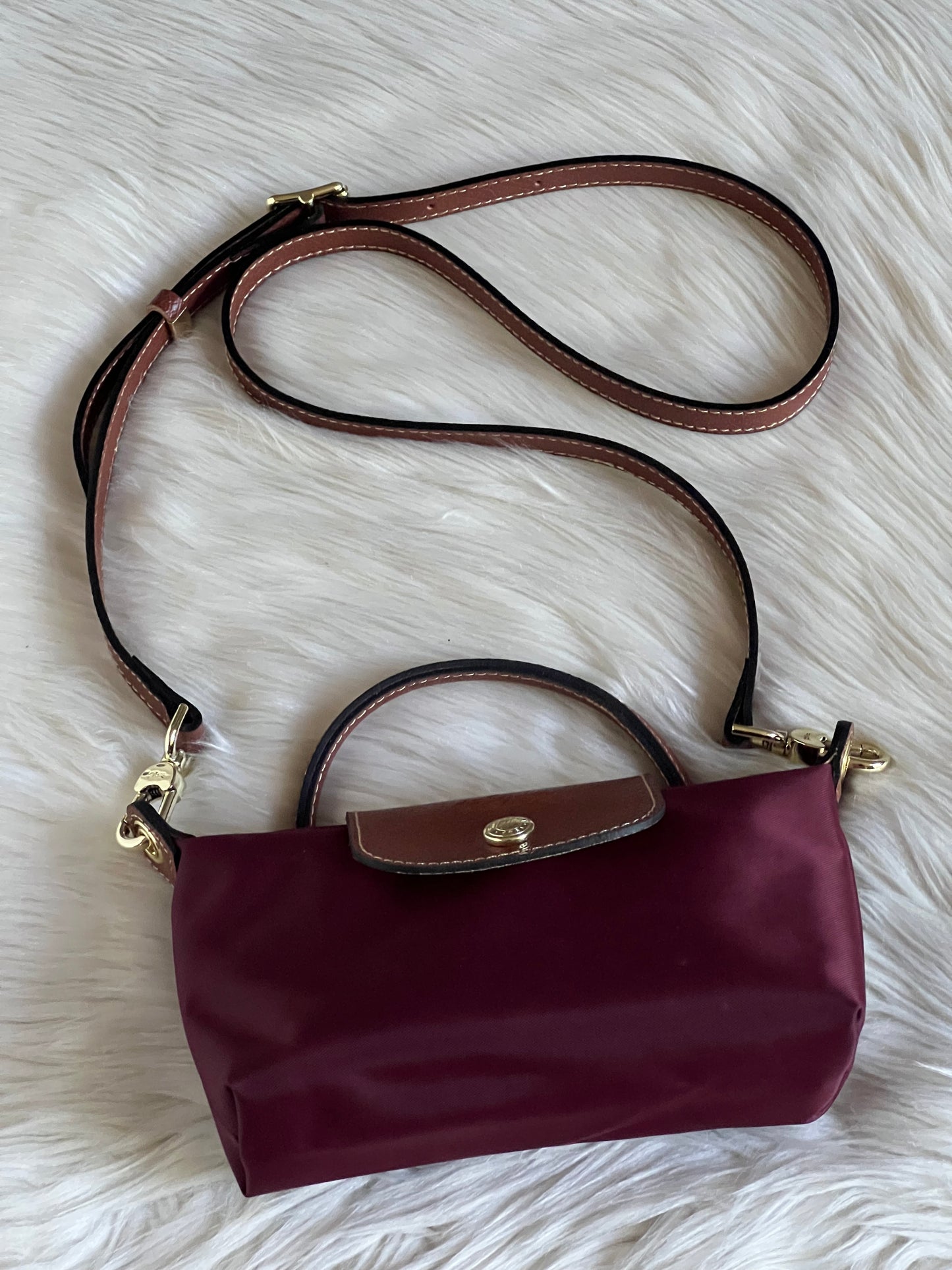 Longchamp XS Le Pliage Original Pouch with Strap