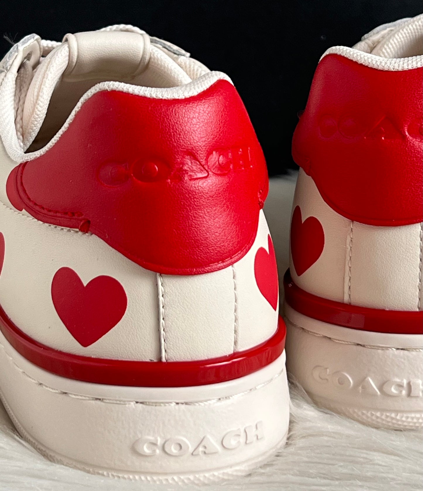 Coach Lowline Low Top Sneaker With Valentine's Print