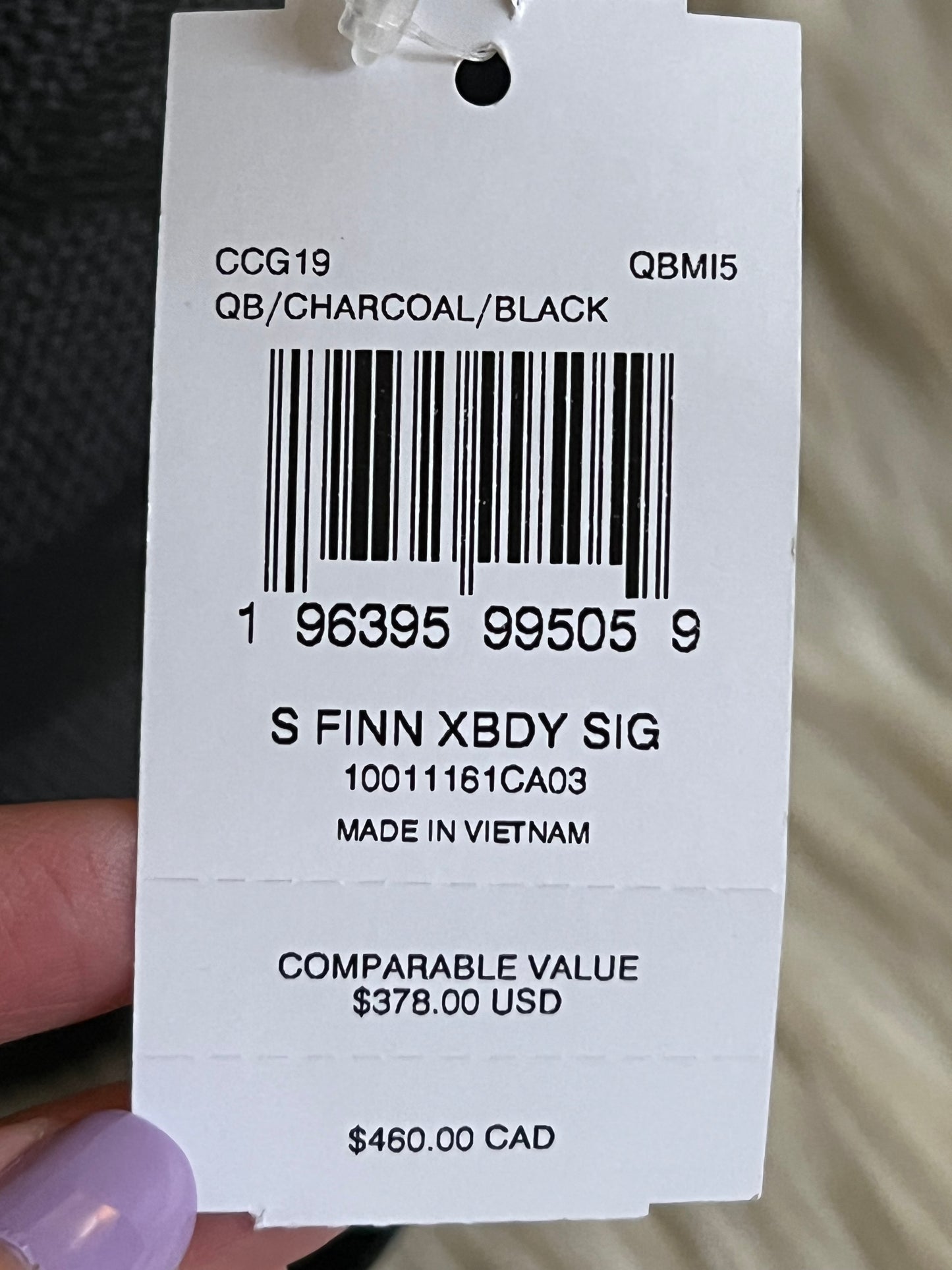 Coach Small Finn Crossbody Bag with Pouch in Maxi Signature Canvas