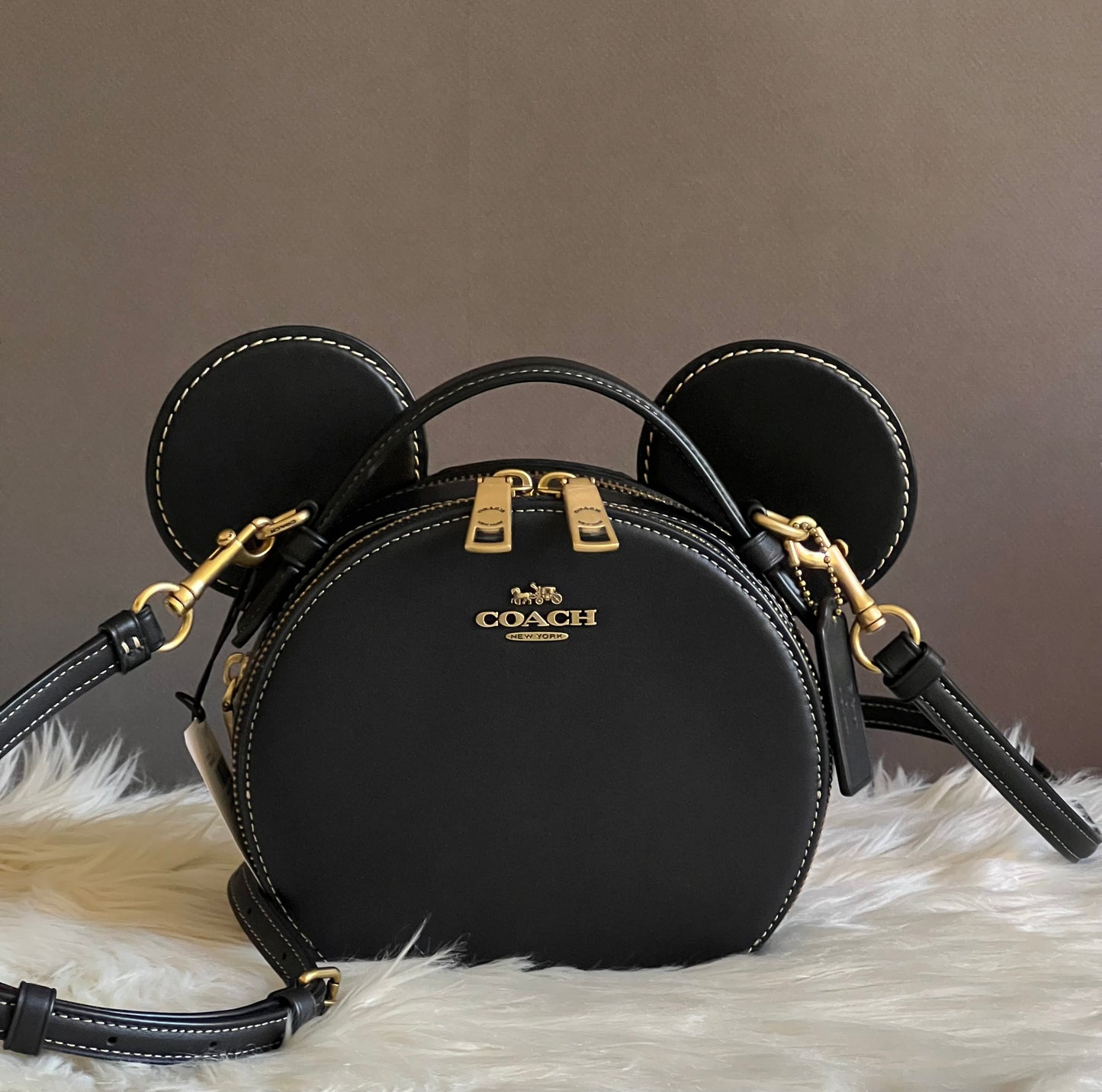 Disney X Coach Mickey Mouse Ear Bag