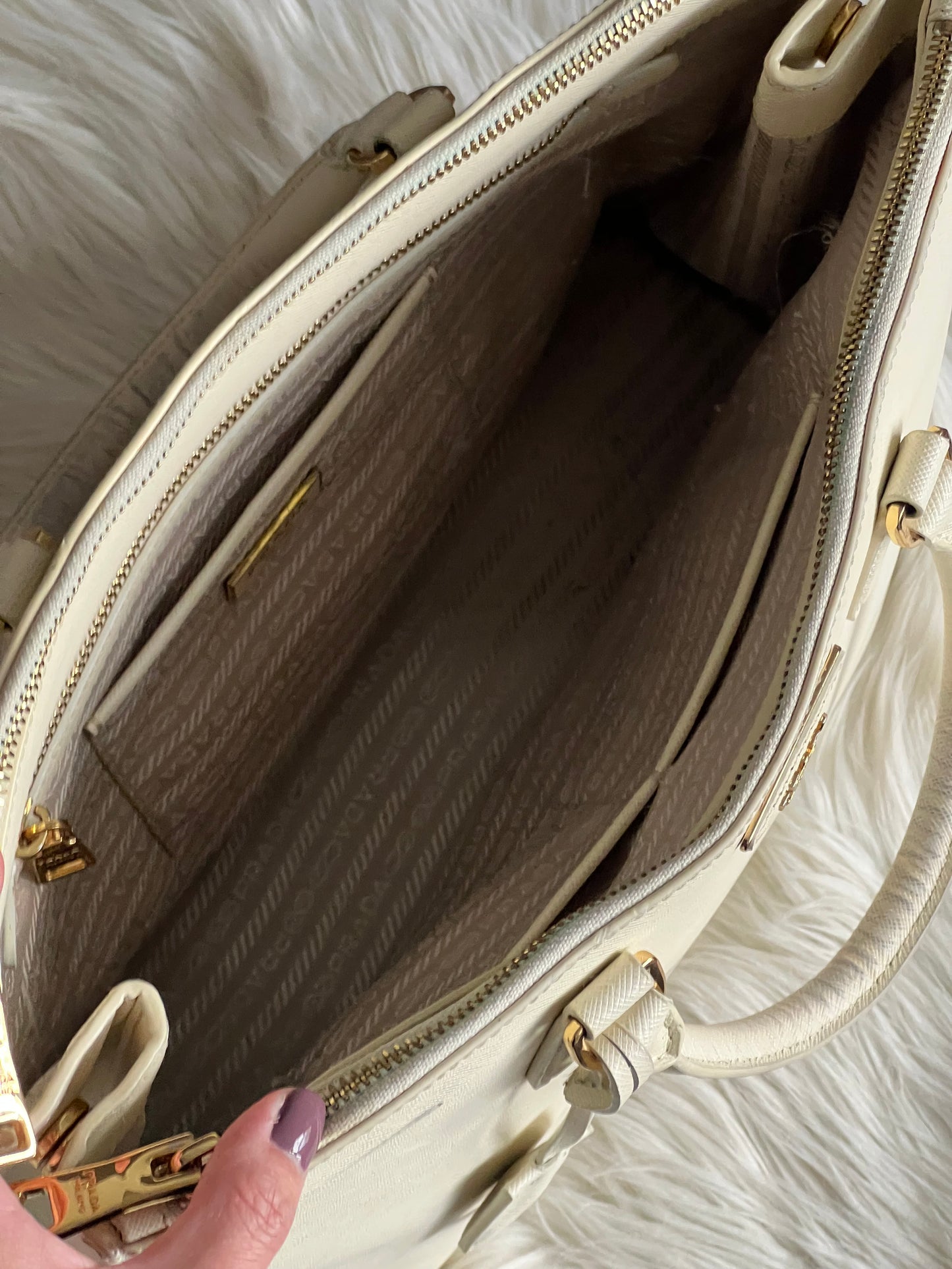 Prada Saffiano Lux Tote Bag