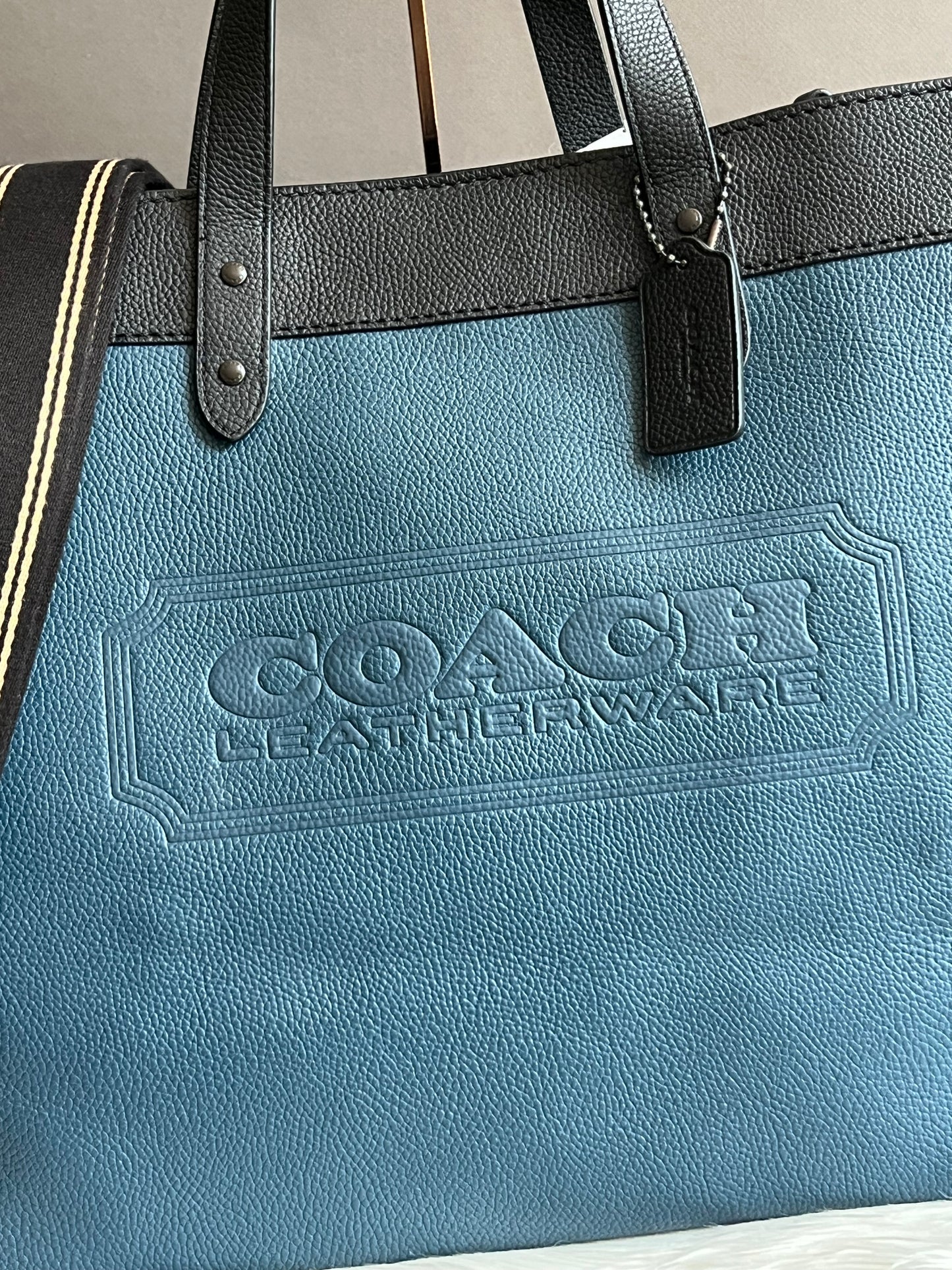 Coach Field Tote 40 with Coach Badge