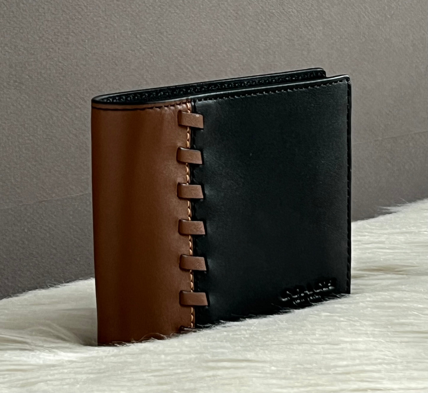 Coach Men’s 3-in-1 Wallet in Colorblock with Whipstitch