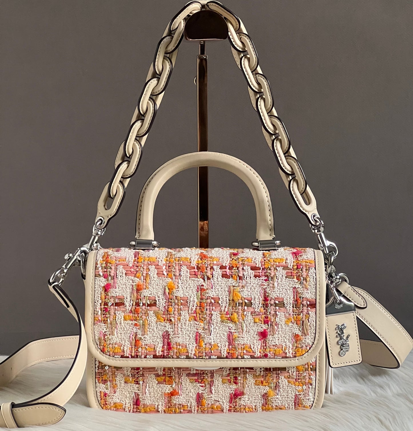 Coach Rogue Top Handle Bag in Tweed