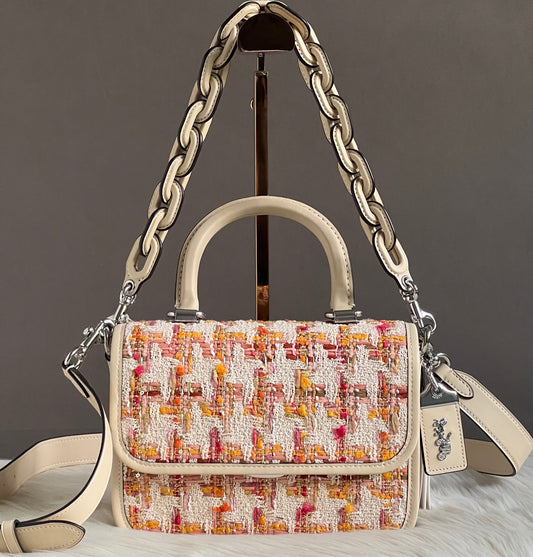 Coach Rogue Top Handle Bag in Tweed