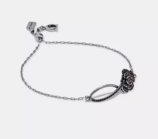 Coach Jet Flower Slider Bracelet