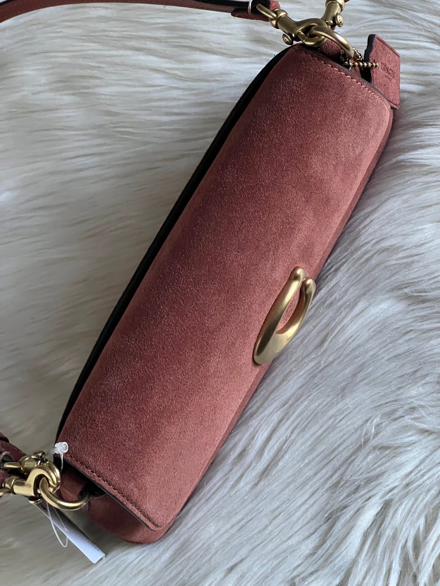 Coach Suede Jet Shoulder Bag