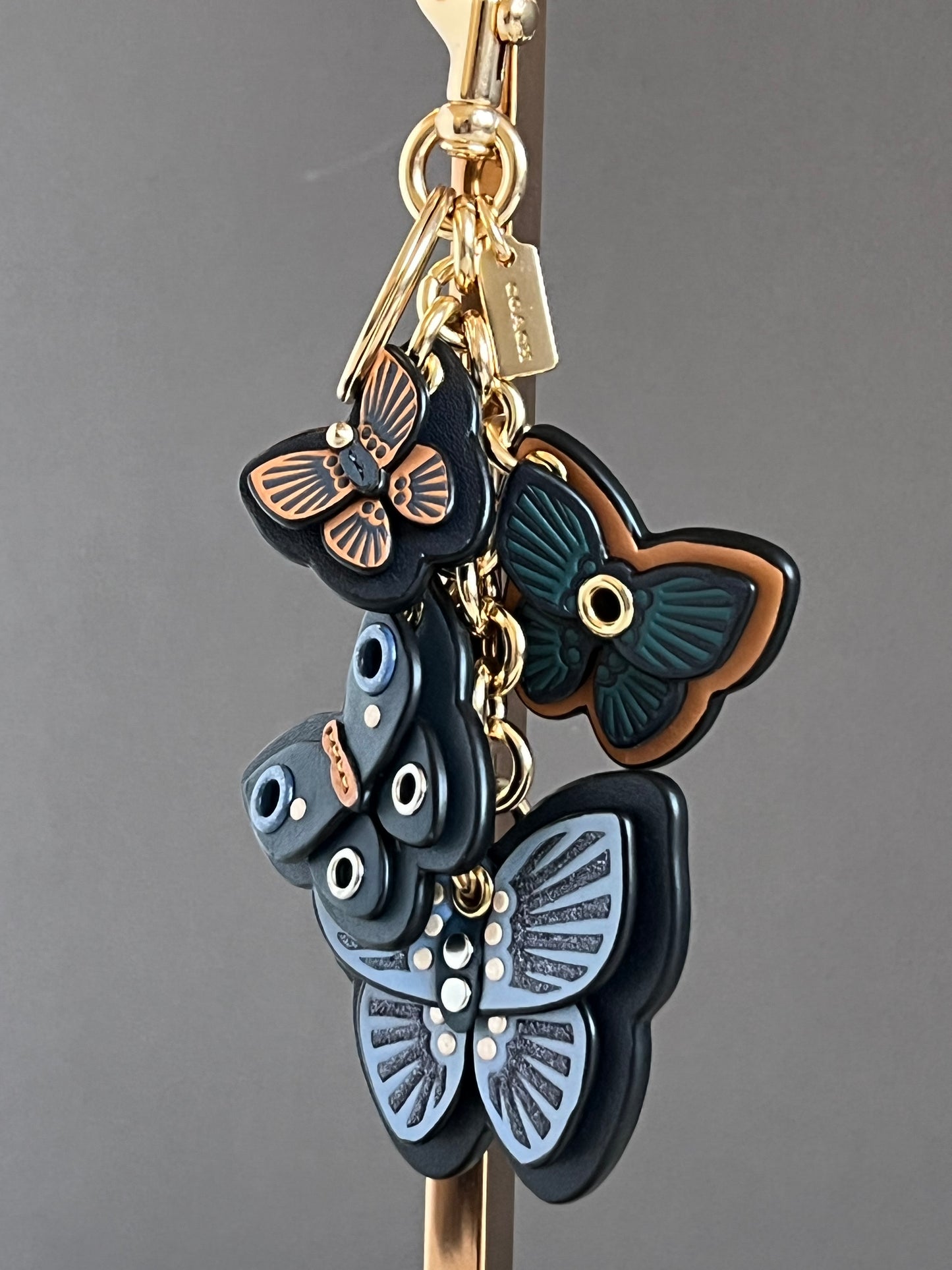 Coach Butterfly Cluster Bag Charm