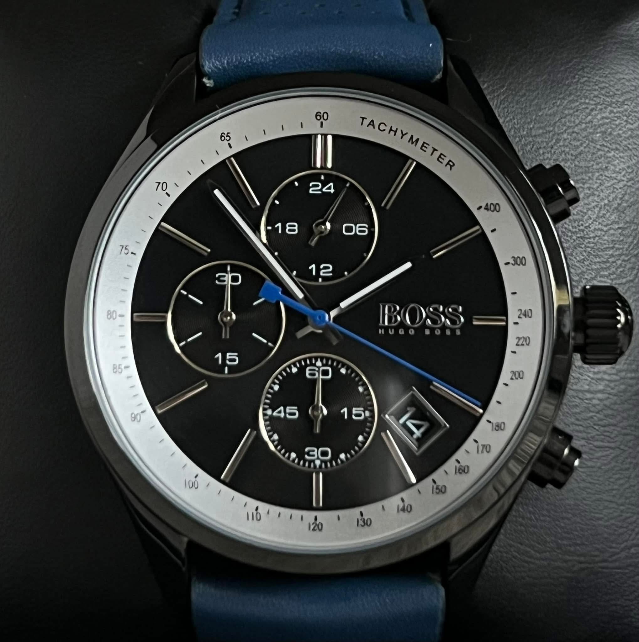 Hugo boss grand prix watch black hotsell