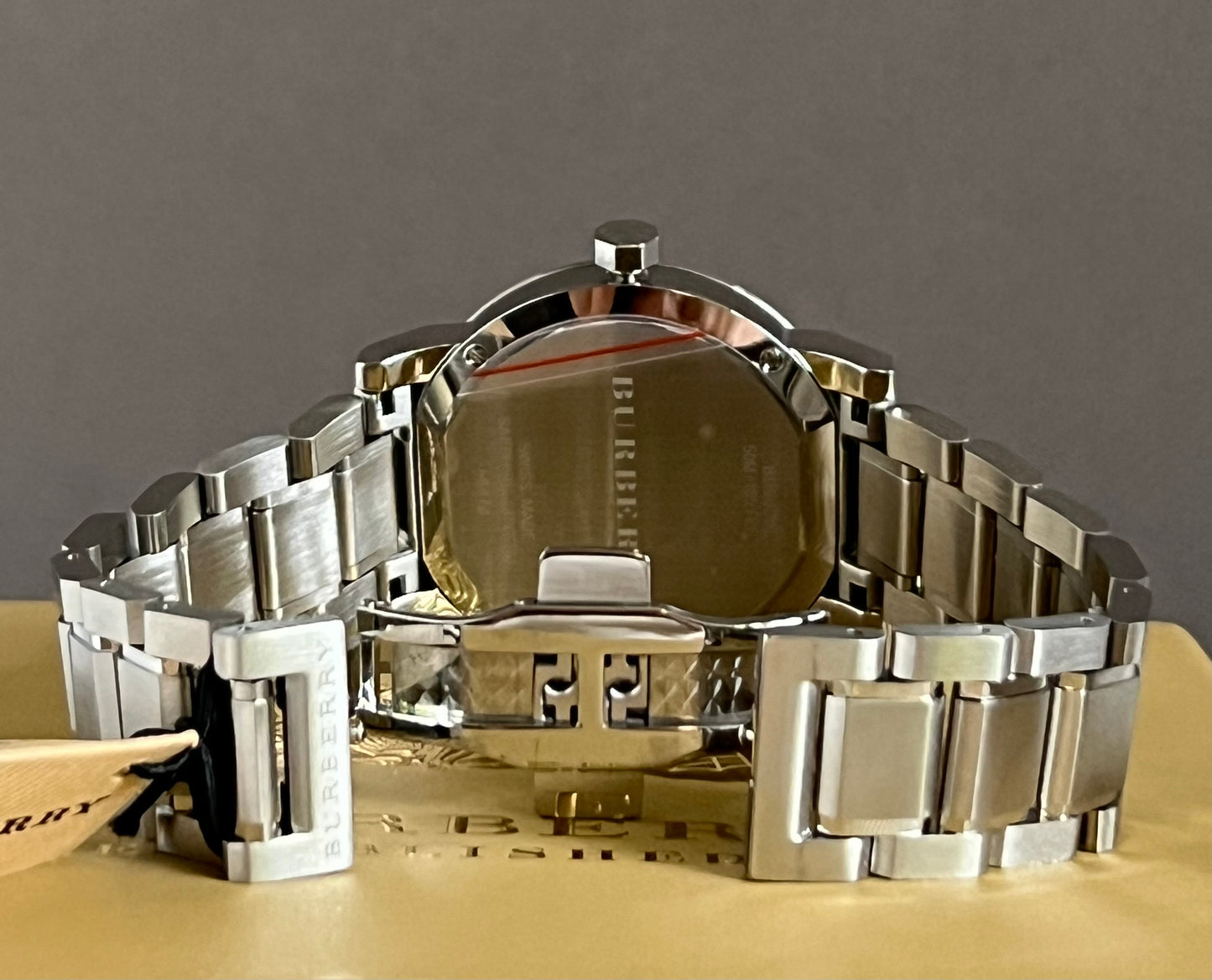 Burberry Men’s The City Silver Dial Steel Watch