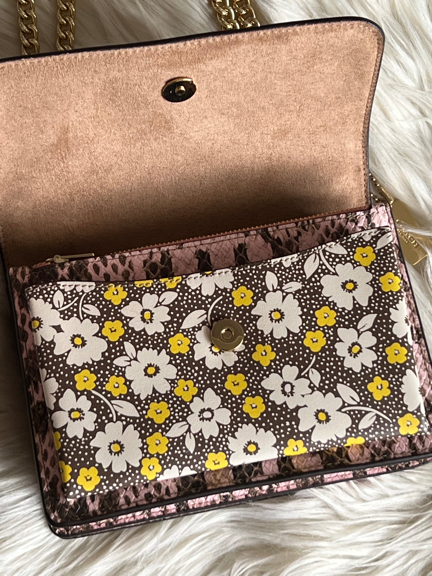 Coach Mini Klare Crossbody Bag with Floral Print
