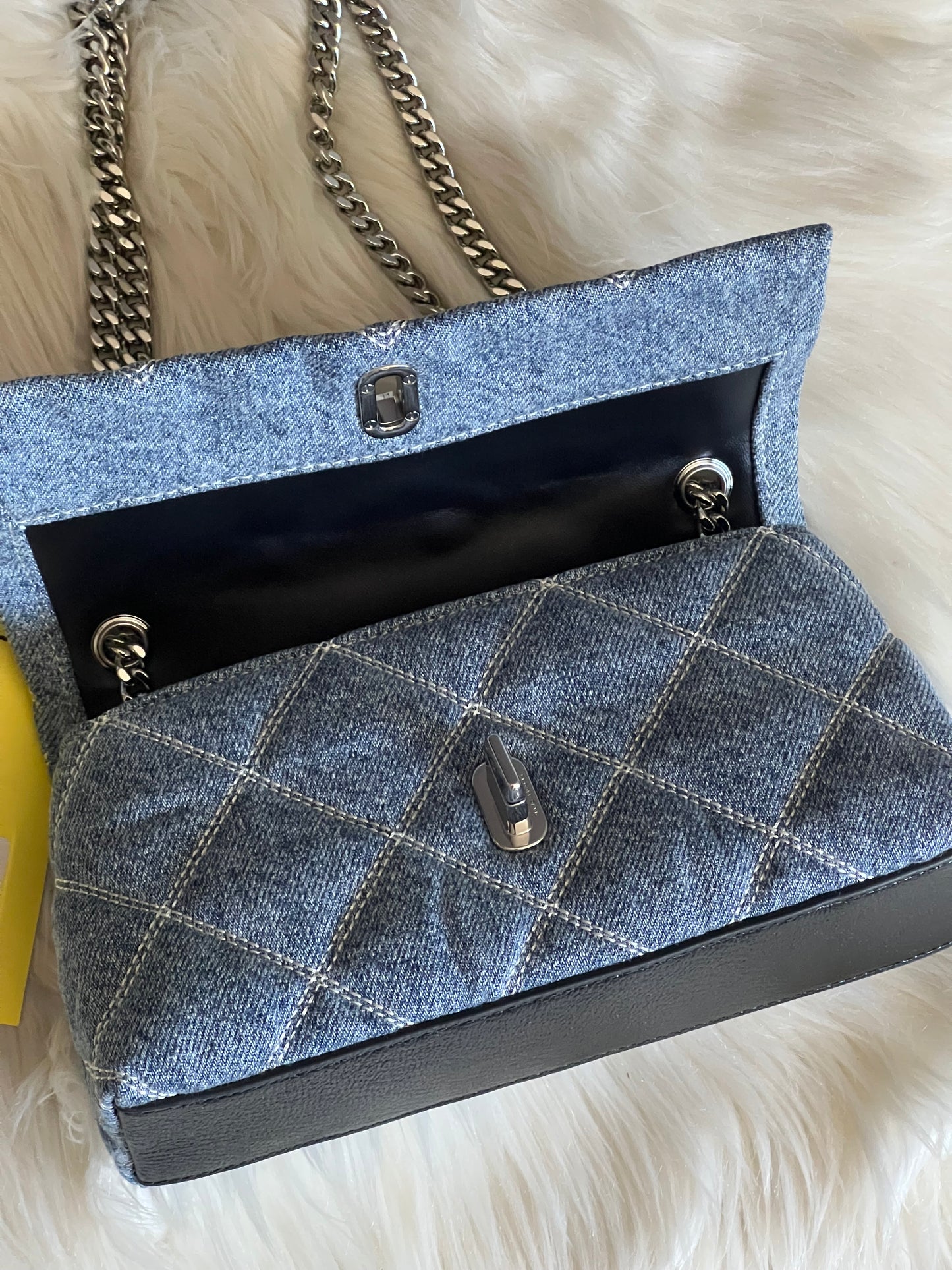 Marc Jacobs The Quilted Small Dual Chain Crossbody Bag