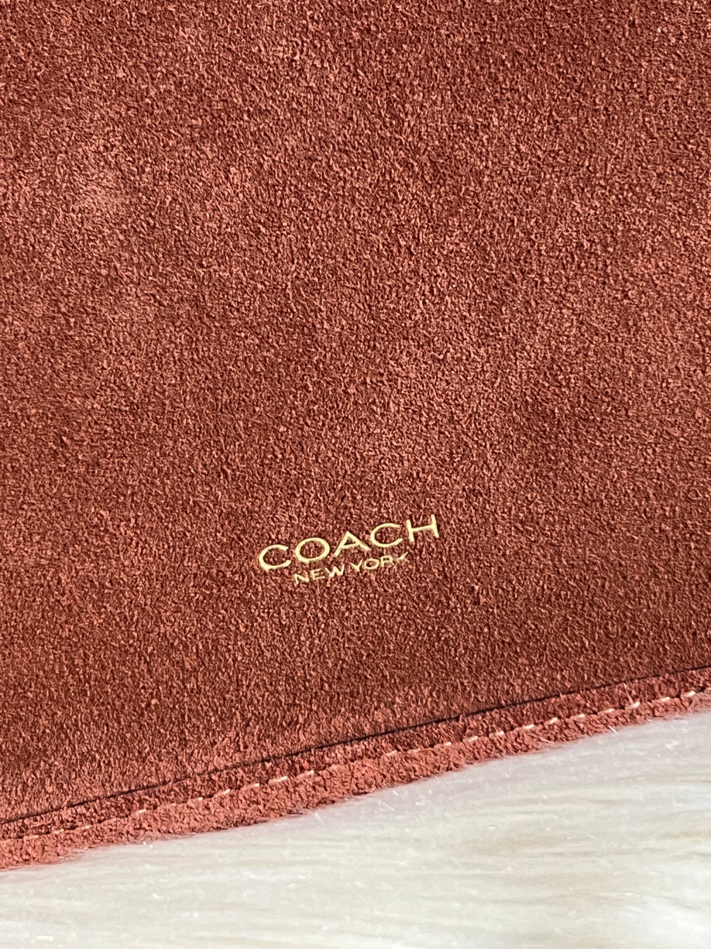 Coach Suede Waverly Bag