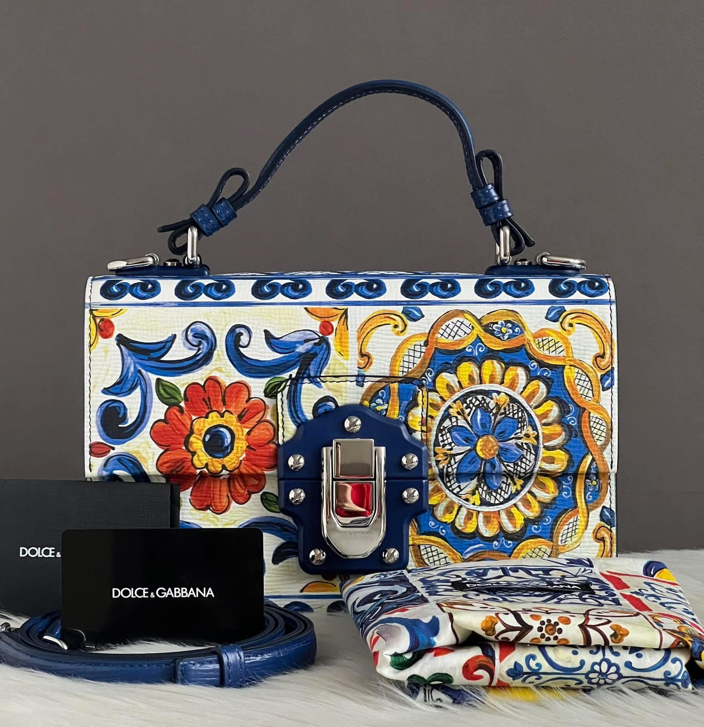 Dolce & Gabbana Majolica Lucia Crossbody Bag