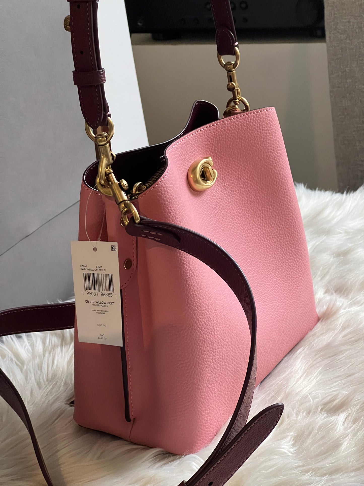 Coach Willow Bucket Bag in Colorblock