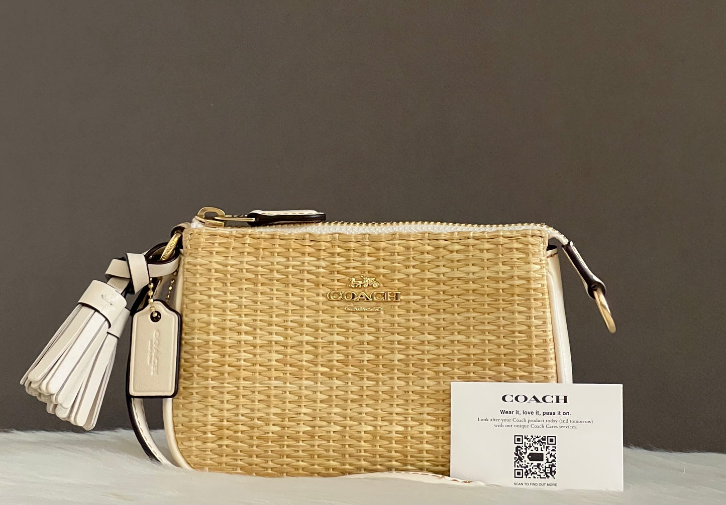Coach Nolita 15 in Straw