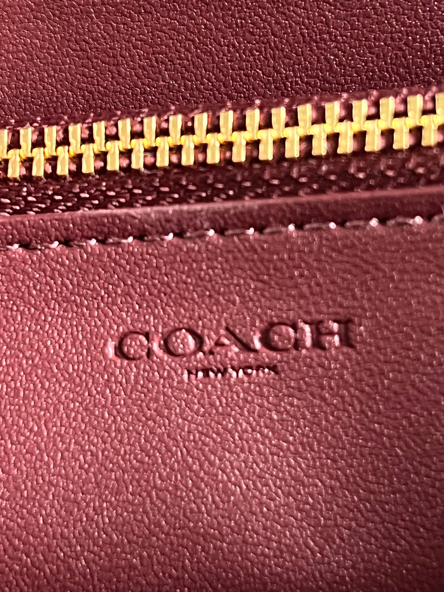 Coach Long Zip Around Wallet In Signature