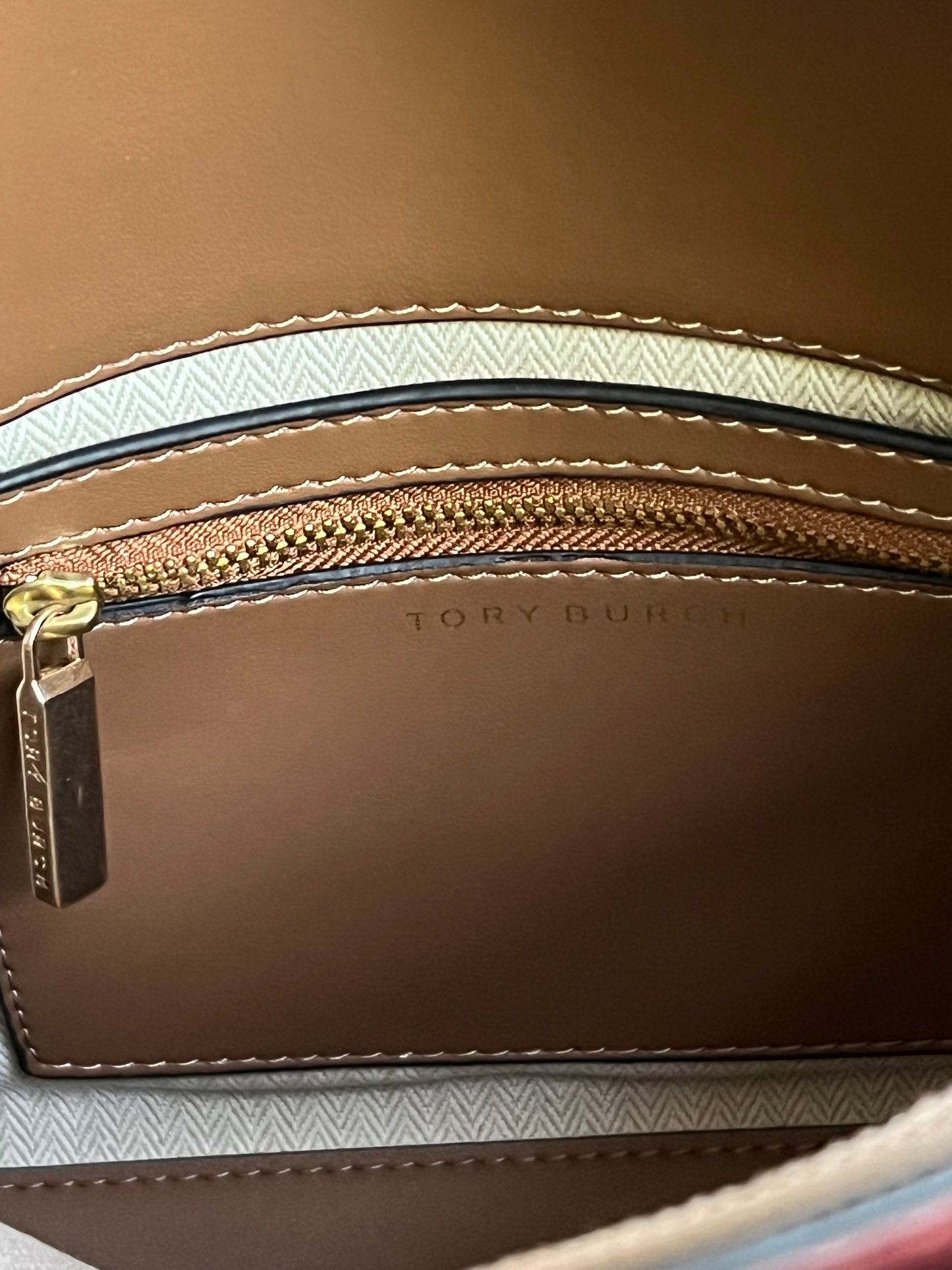Tory Burch Small Lee Radziwill Embossed Double Bag