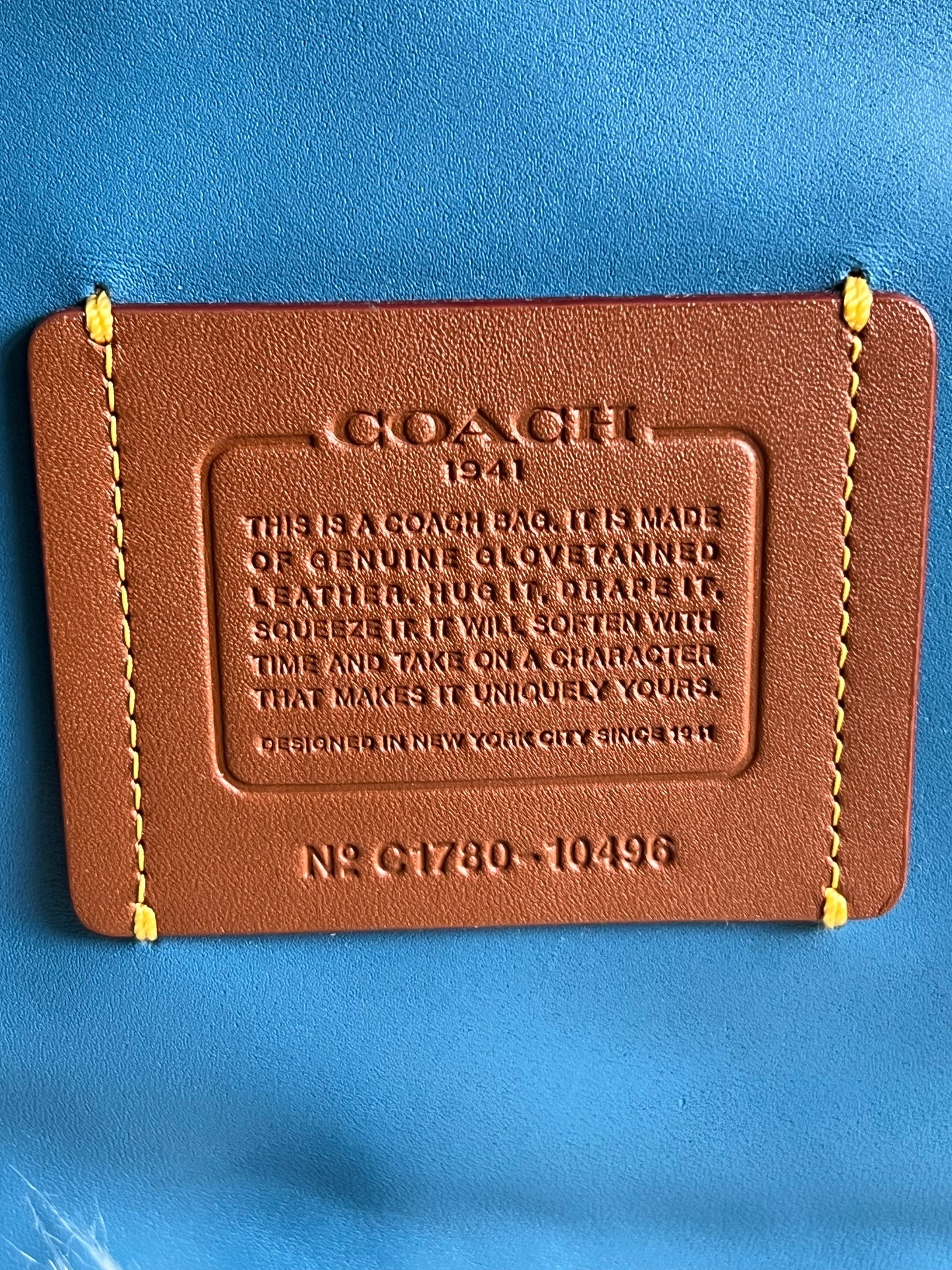Coach 1941 Rogue Tote with Colorblock Coach Links