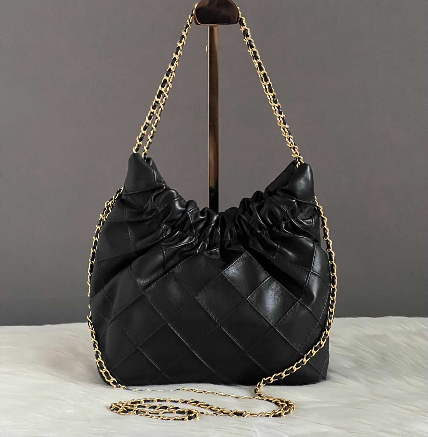 Tory Burch Mini Fleming Soft Hobo Bag