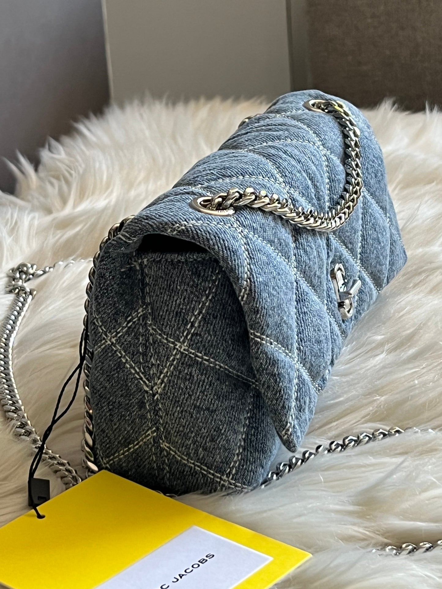 Marc Jacobs The Quilted Small Dual Chain Crossbody Bag