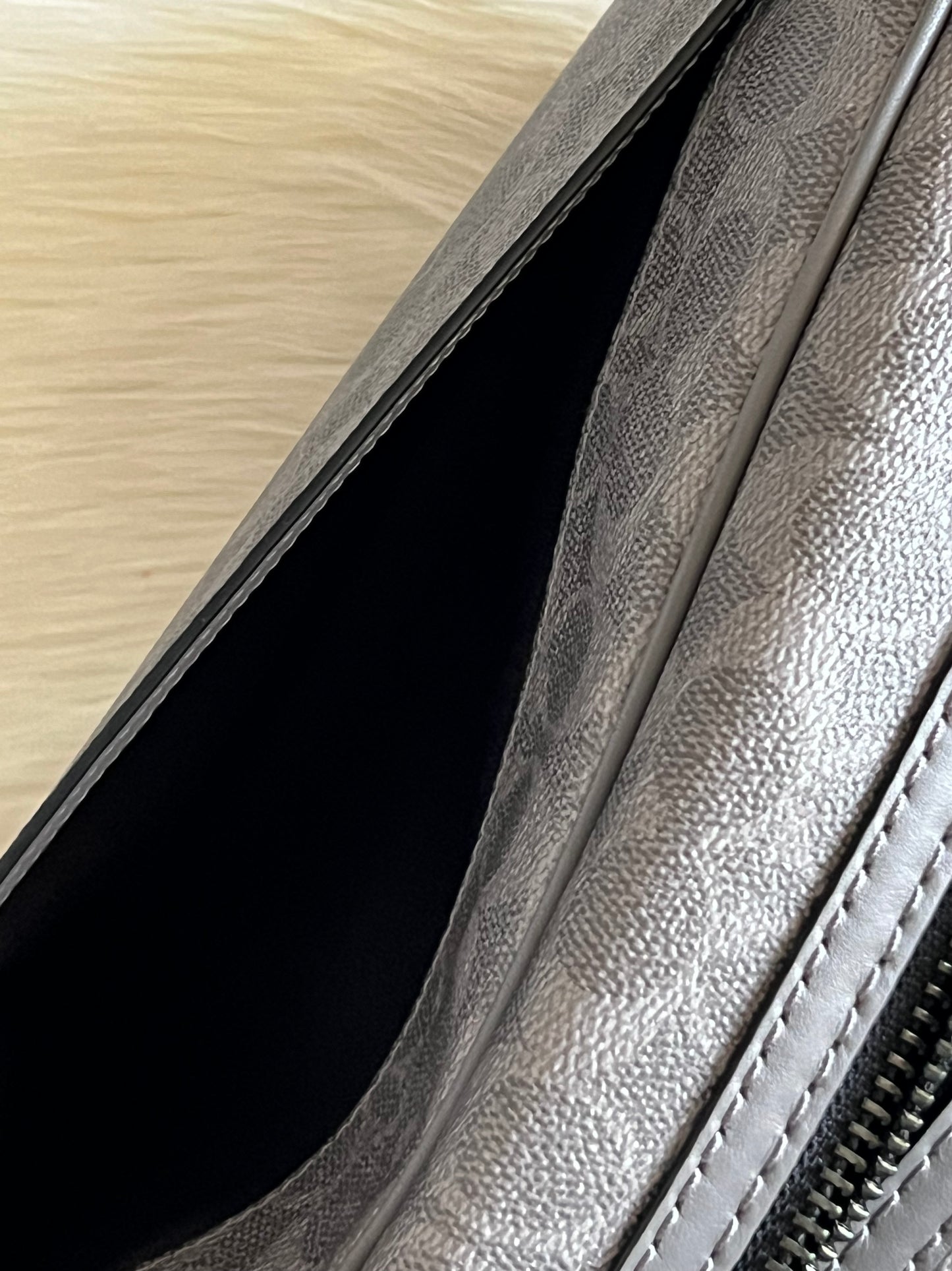 Coach Large Travel Kit In Signature Canvas With Patches