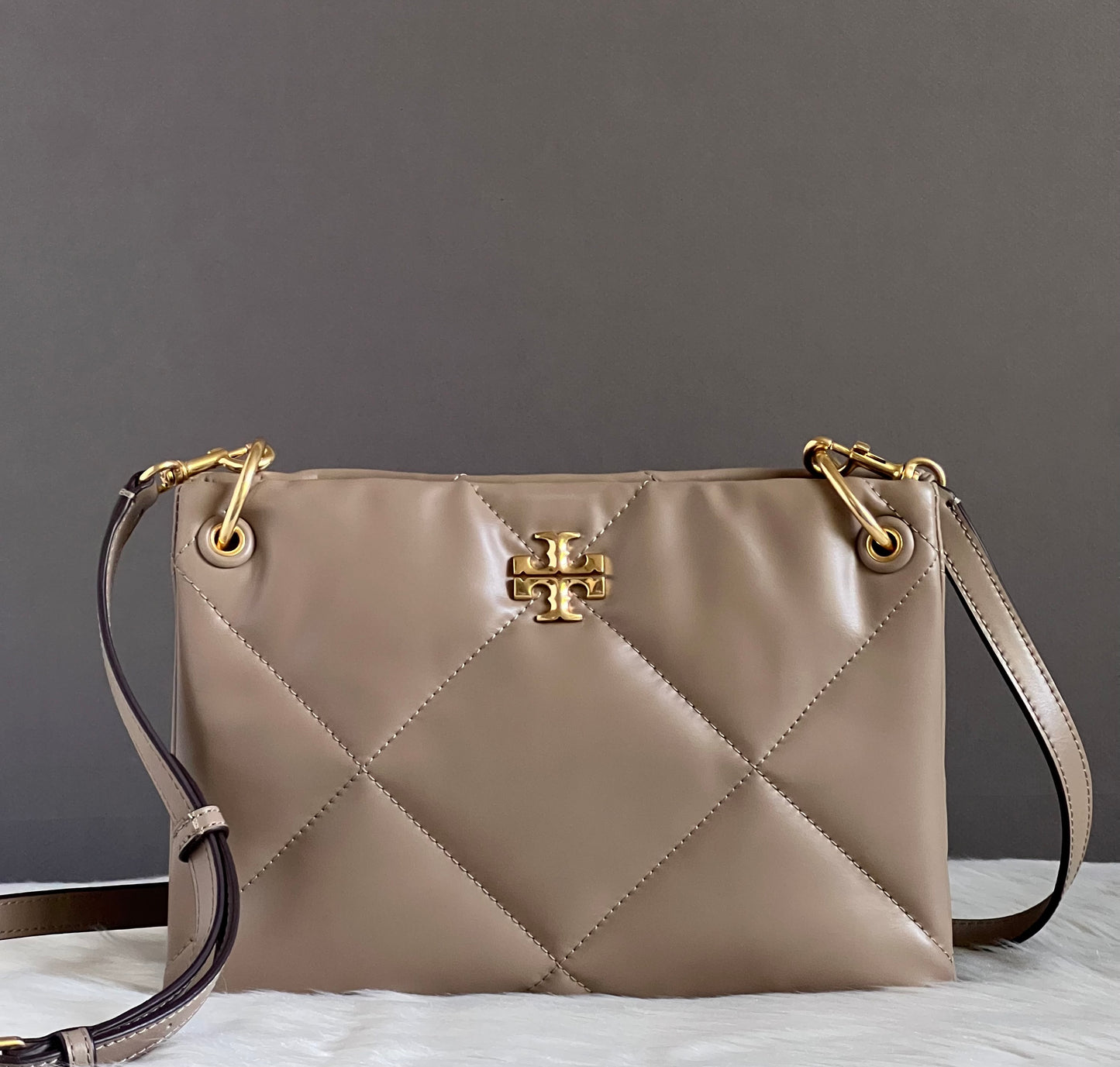 Tory Burch Small Kira Diamond Quilt Shoulder Bag