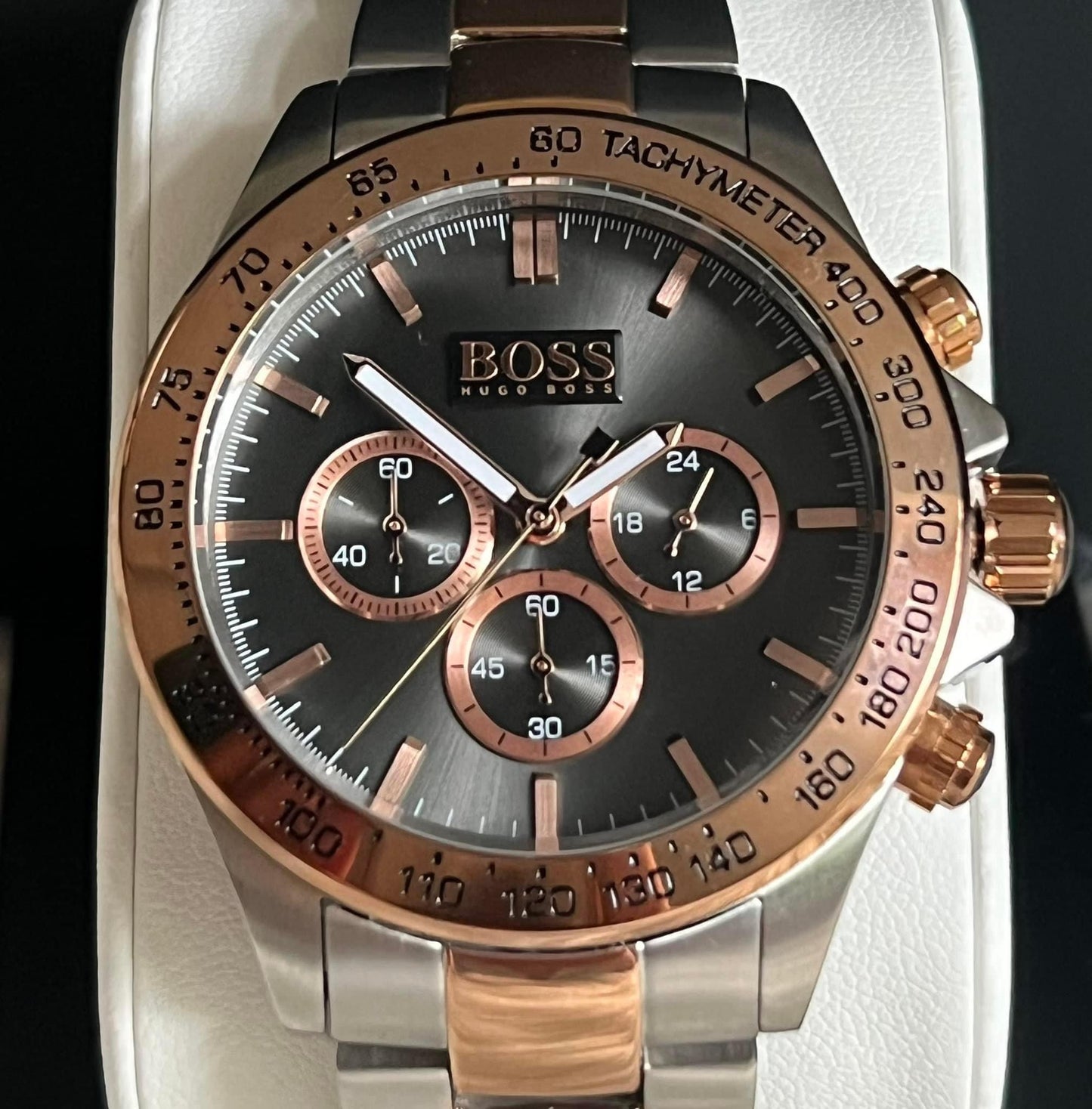 Hugo Boss Men’s Ikon Two-Tone Chronograph Watch