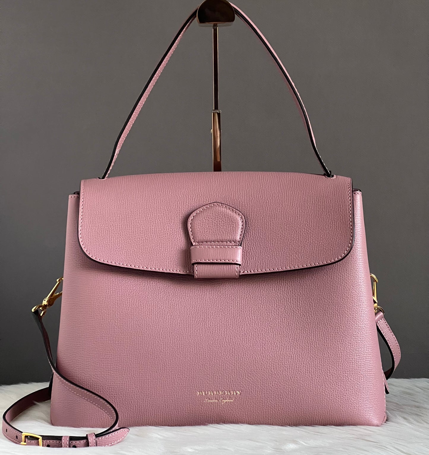 Burberry Camberley Medium Leather Shoulder Bag