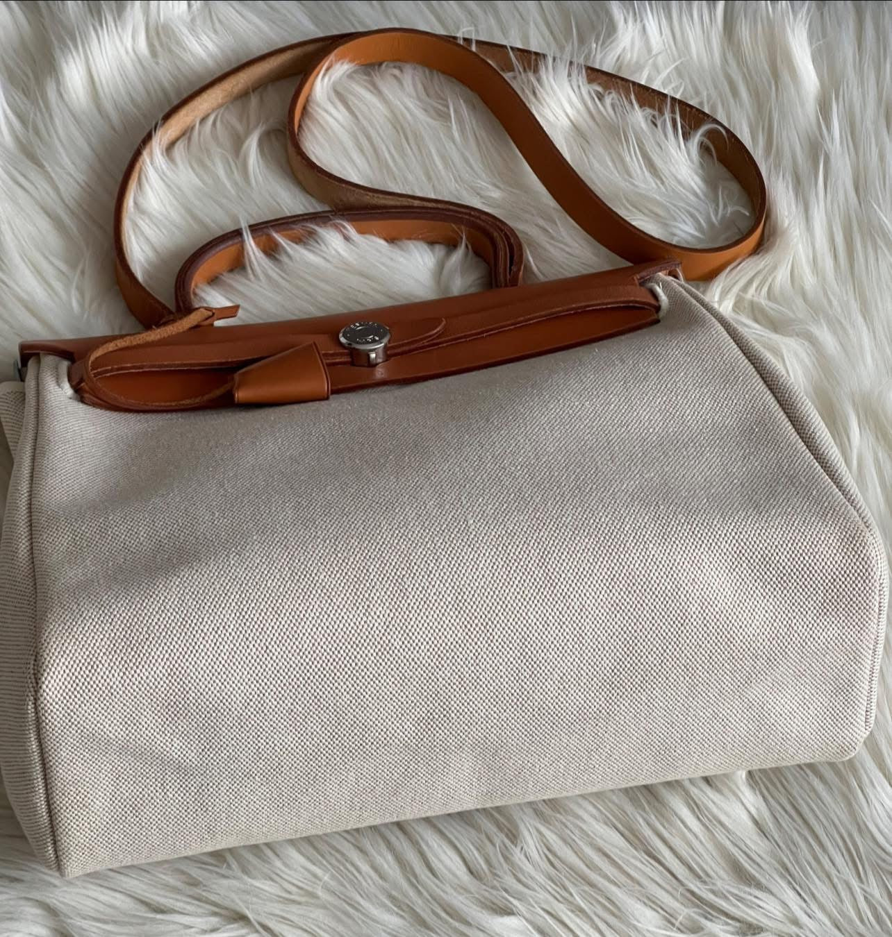 PRE-LOVED - Hermes Vintage Herbag 31 2-in-1 Bag