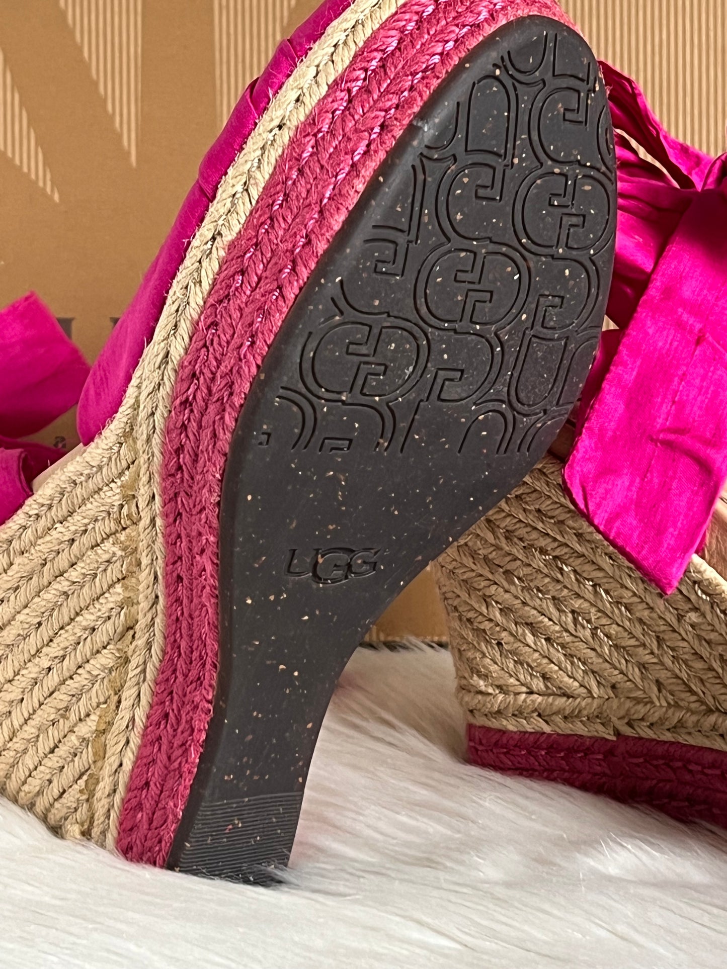 UGG Lucianna Platform Wedge Sandals