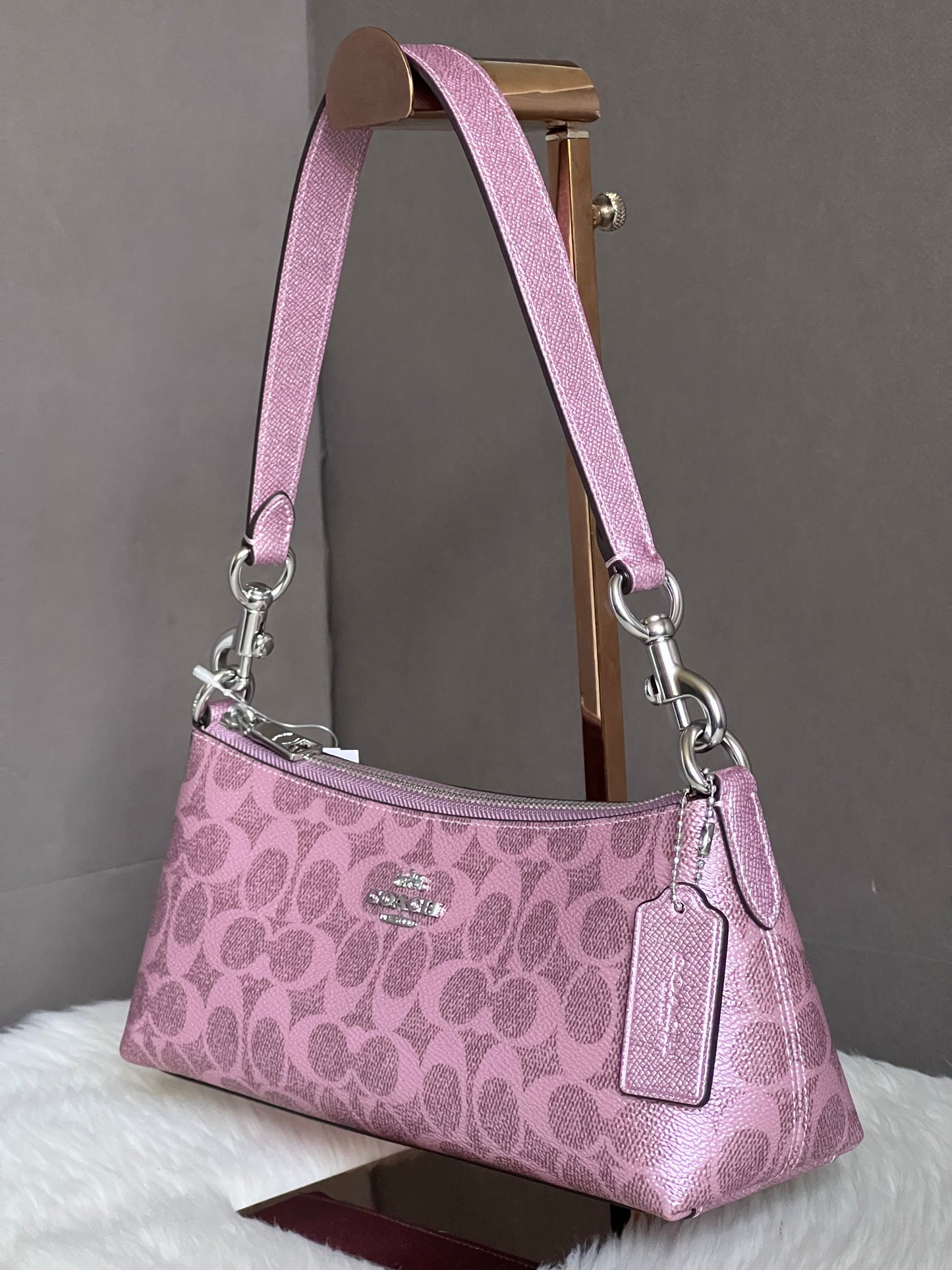 Coach Charlotte Shoulder Bag In Signature Canvas