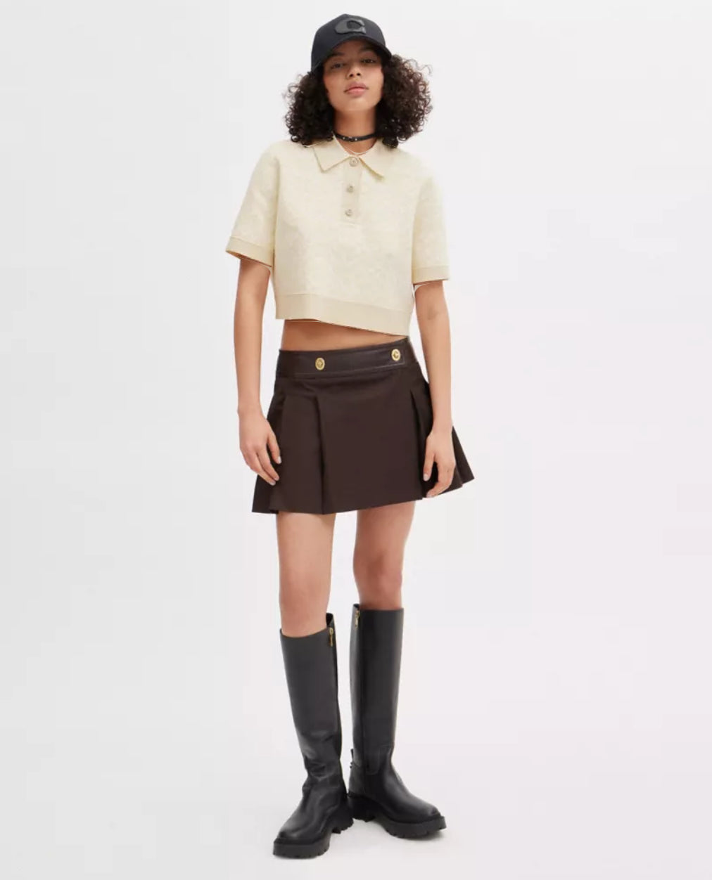 Coach Sporty Cropped Polo