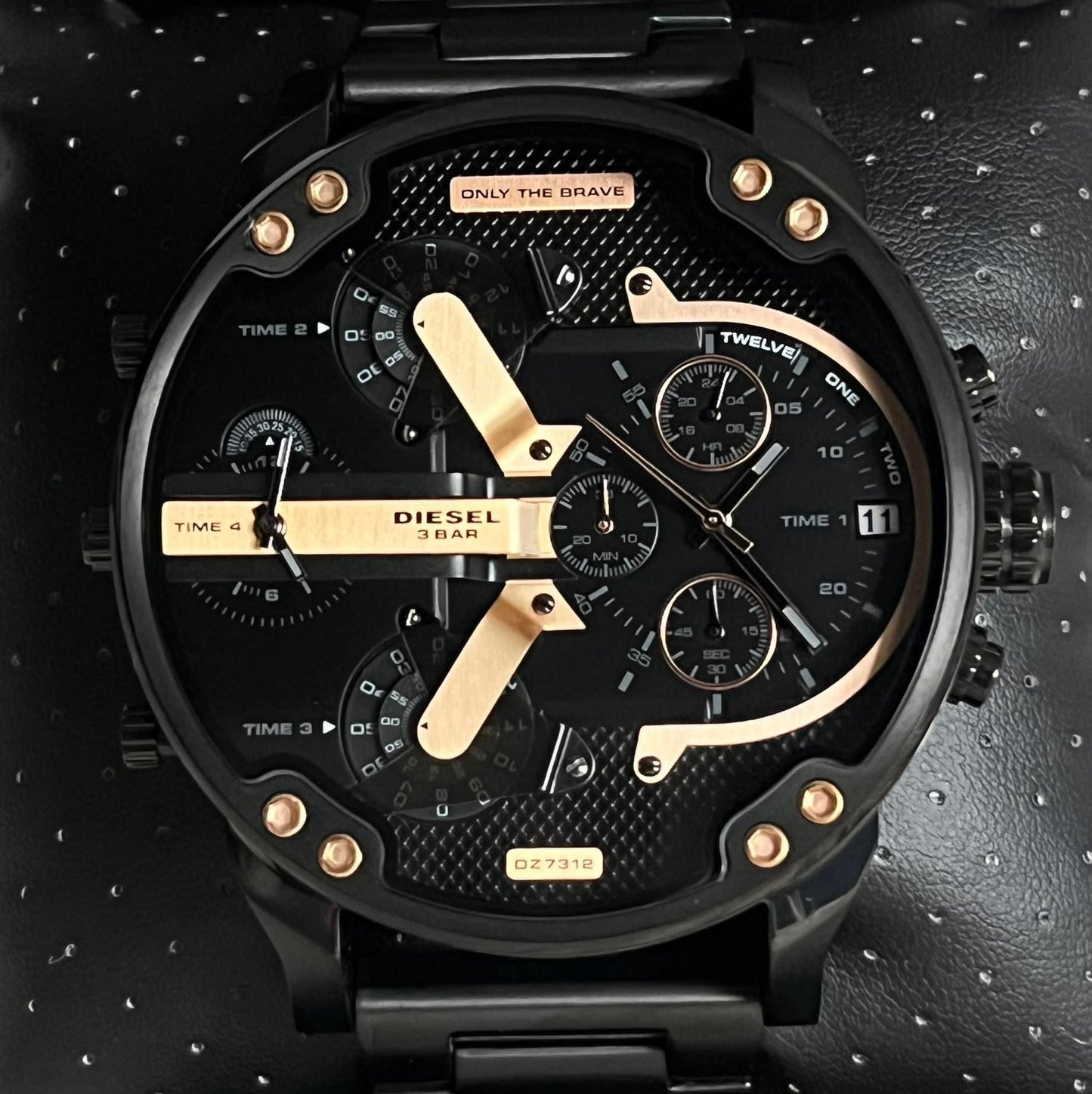 Diesel Men's Mr. Daddy 2.0 Black Chronograph Watch