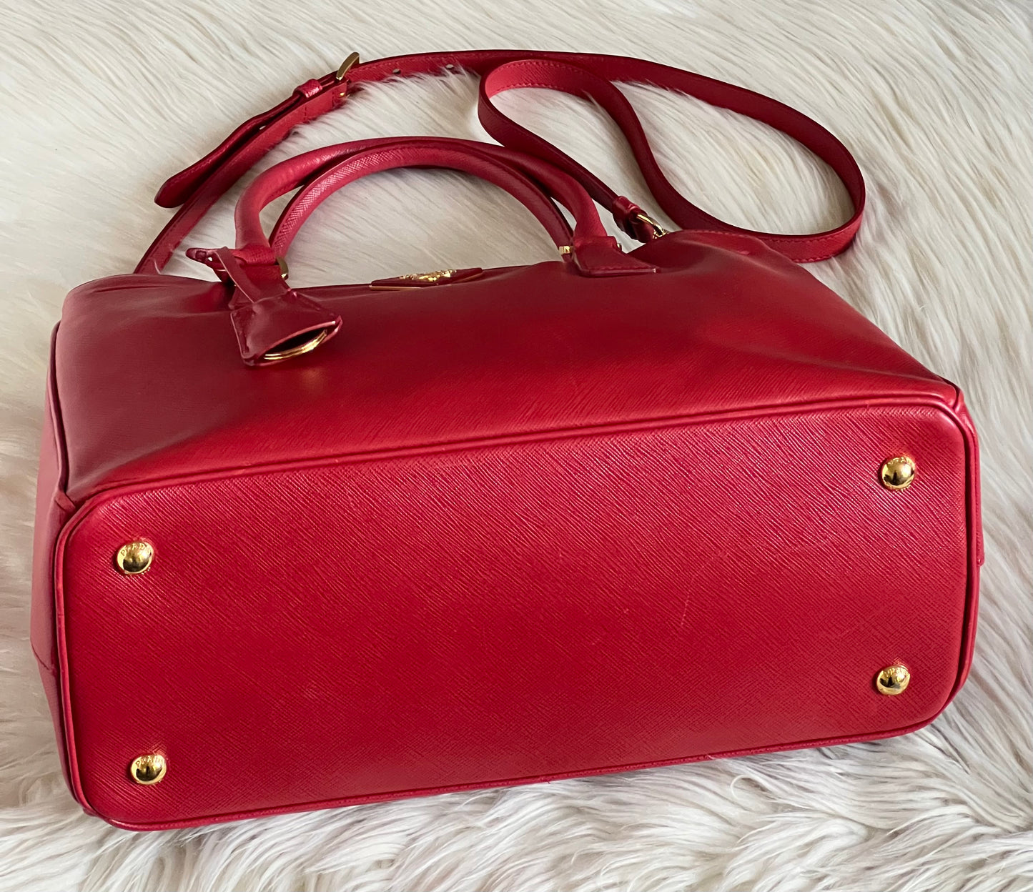 Prada Large Saffiano Lux Galleria Tote Bag