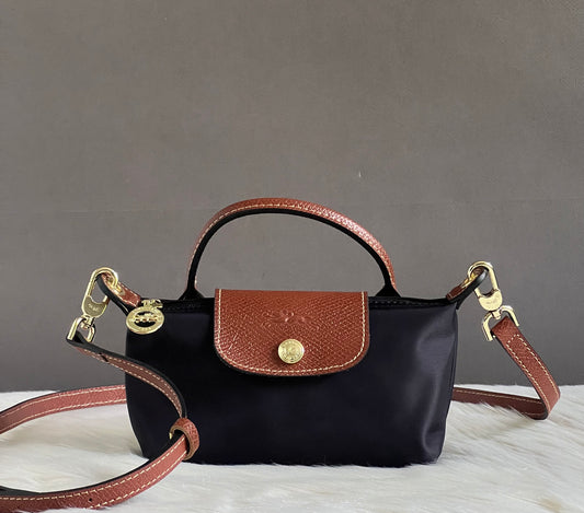 Longchamp XS Le Pliage Original Pouch with Strap