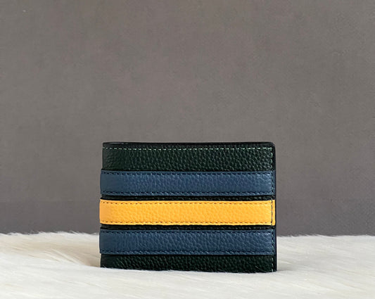 Coach Men’s Slim Billfold Wallet with Varsity Stripe