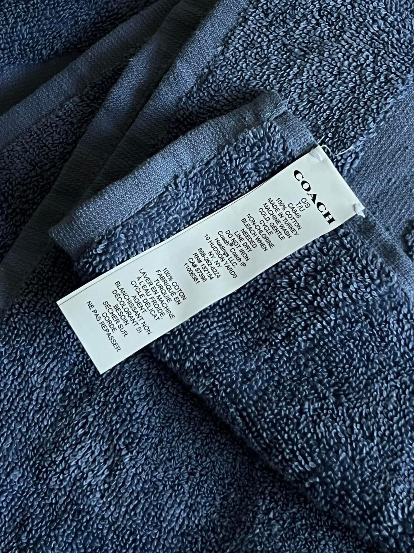 Coach Signature Terry Towel