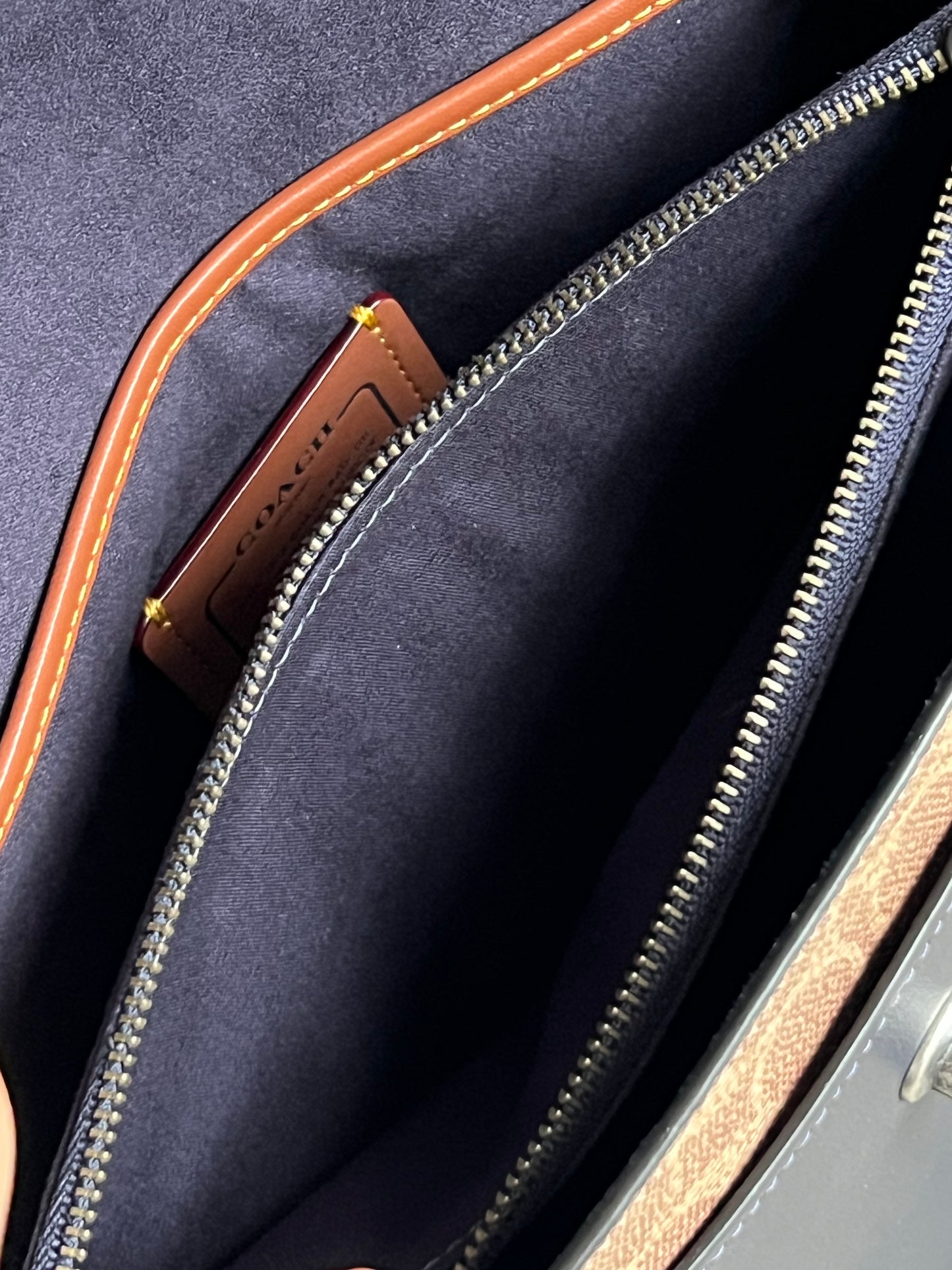Coach Parker In Colorblock Signature Canvas