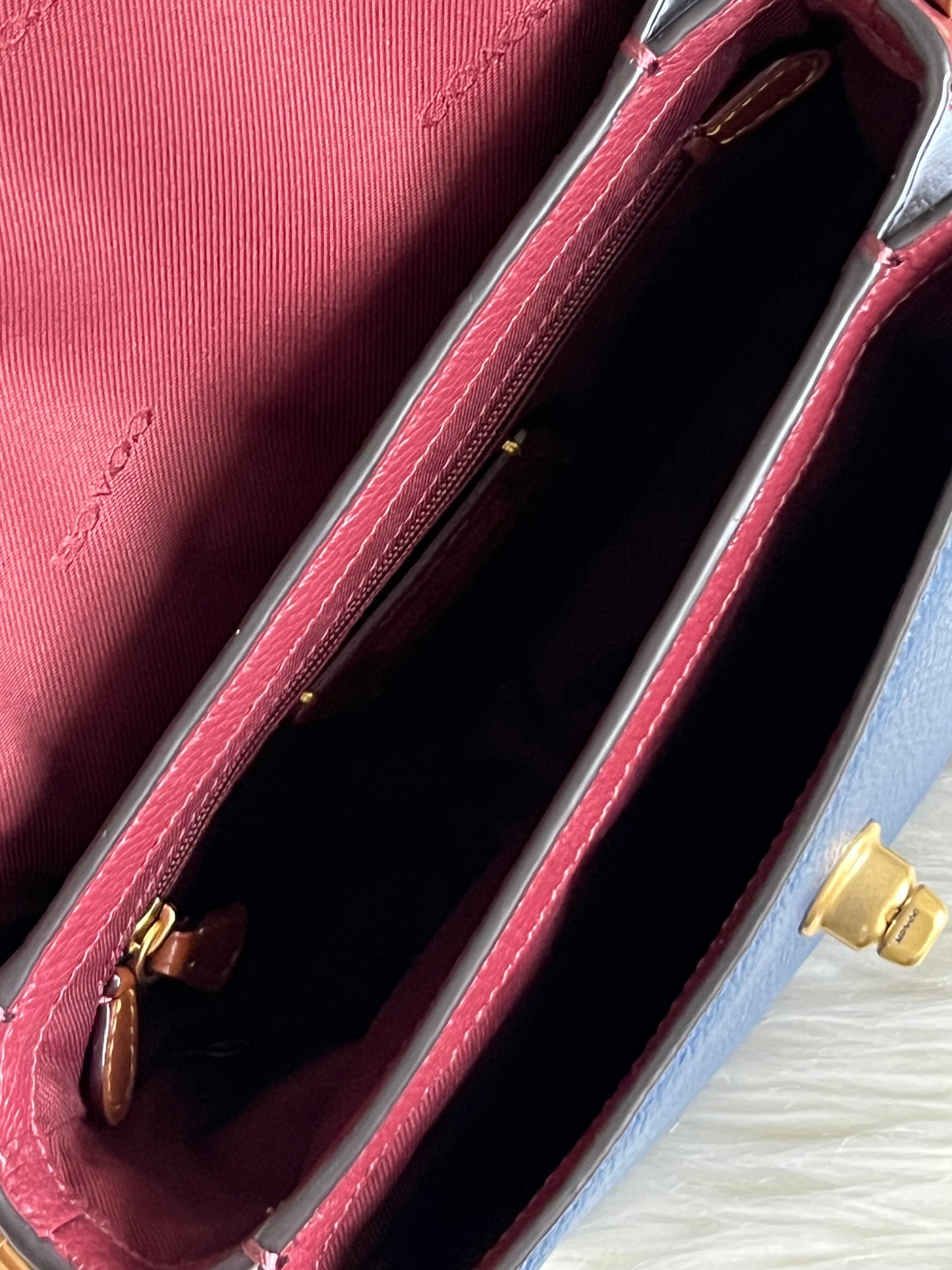 Coach Cassie Crossbody 19 In Colorblock