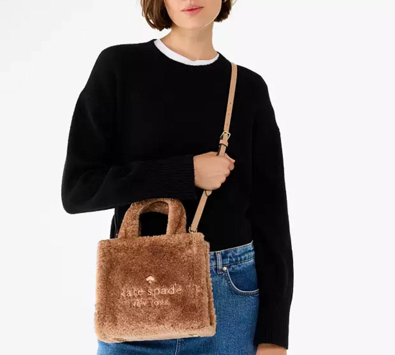 Kate Spade Ellie Faux Fur Small Tote