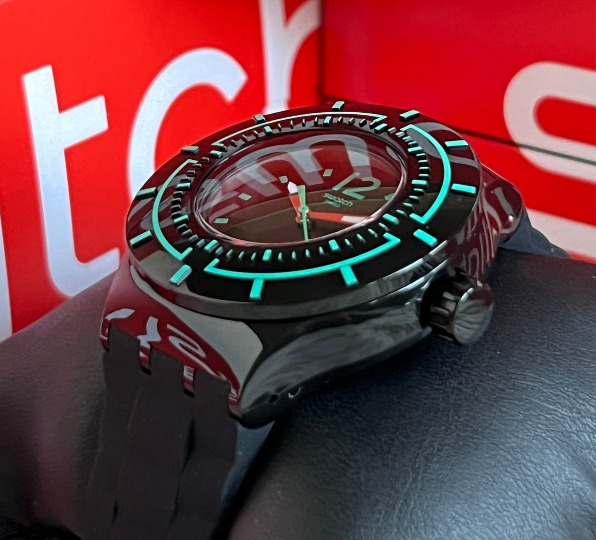 Swatch Dark Water Watch